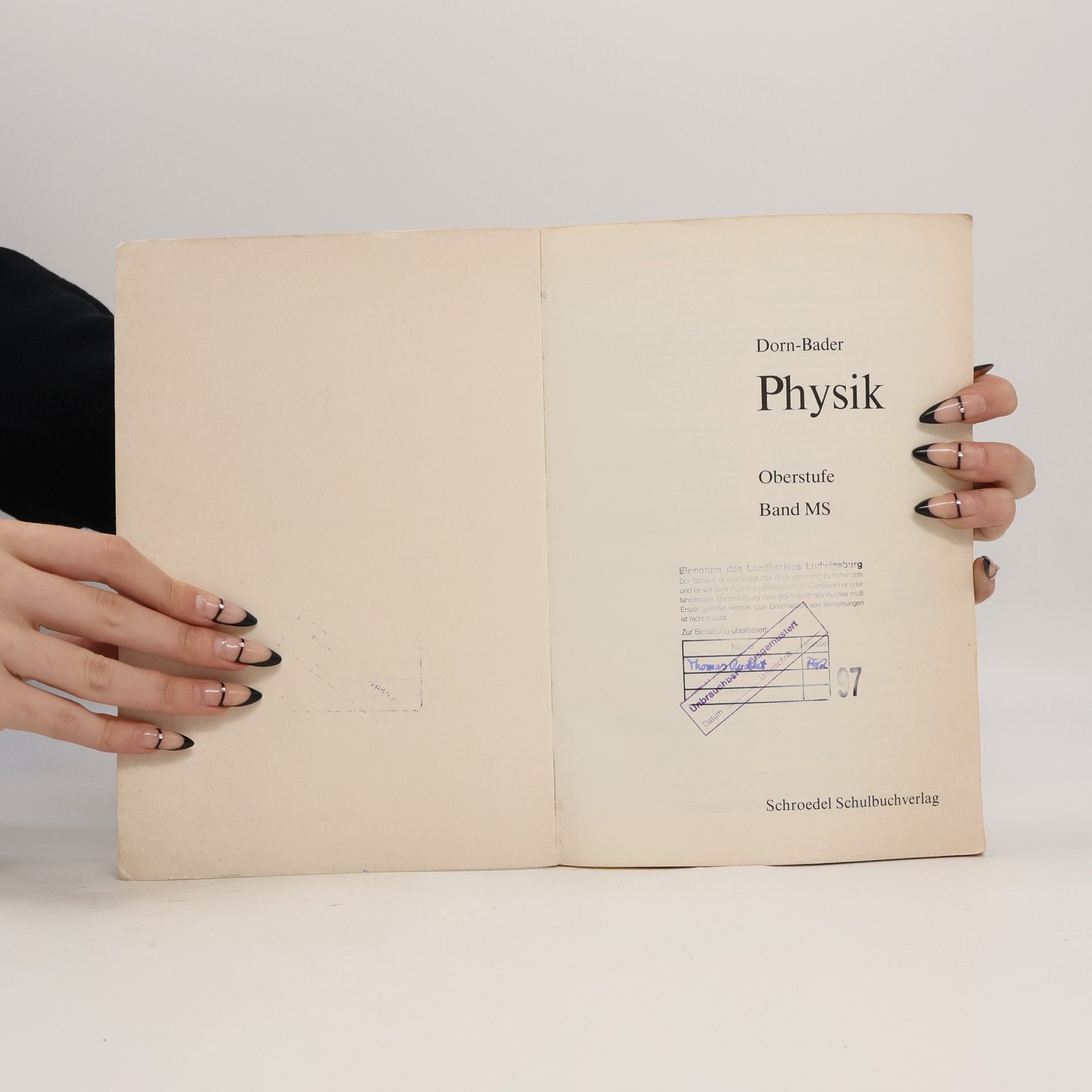 Friedrich Dorn Physik. Oberstufe MS