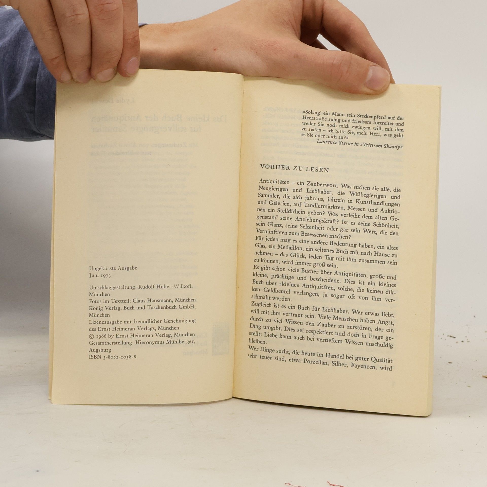 Lydia L. Dewiel Das kleine Buch der Antiquitäten für stillvergnügte Sammler