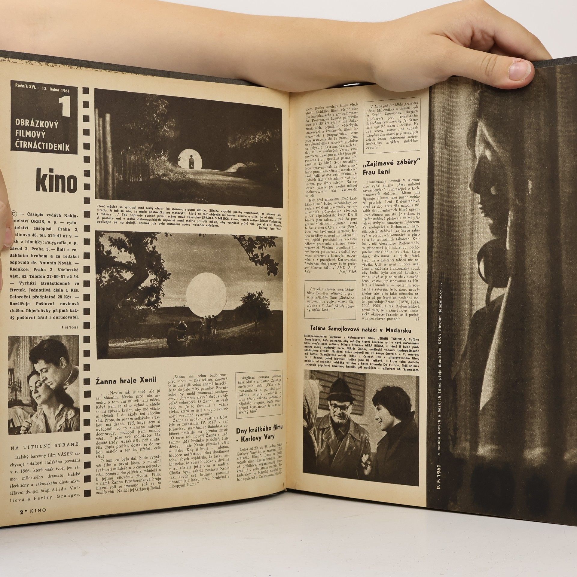 Josef Vítek Kino roč. XI 1961