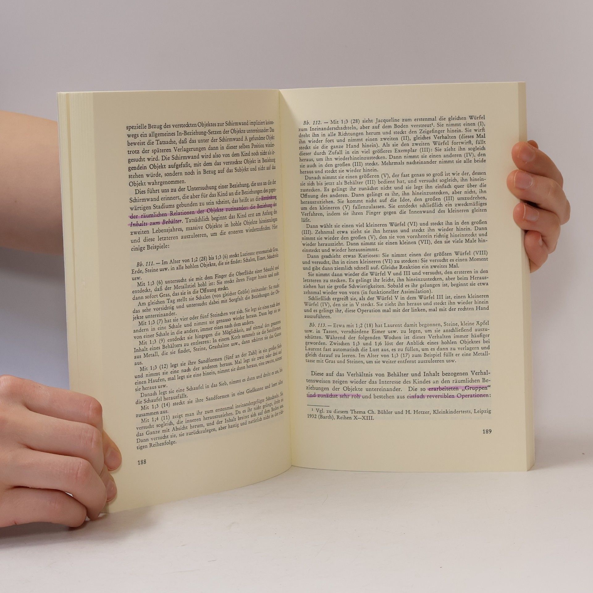 Jean Piaget Der Aufbau der Wirklichkeit beim Kinde