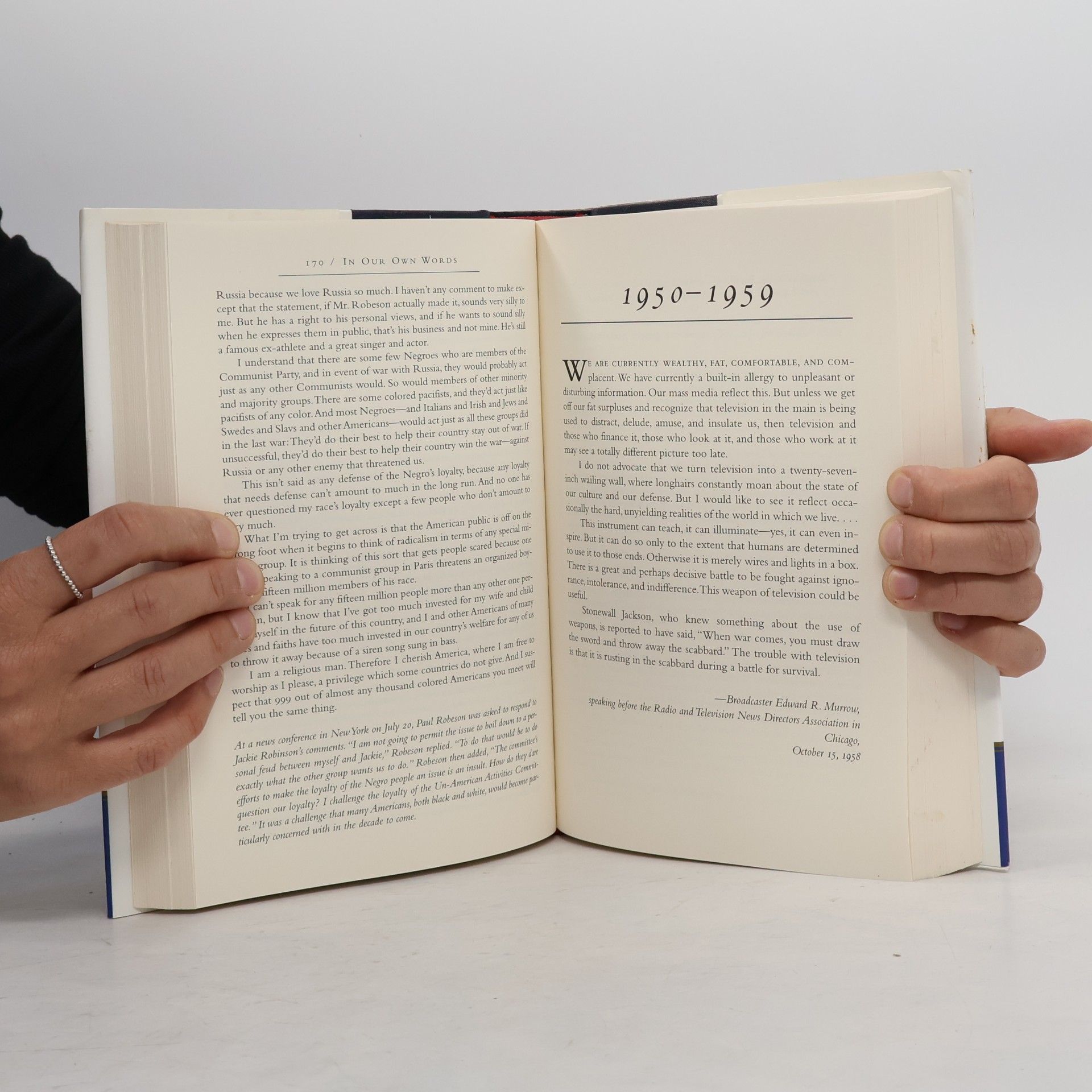 Robert G. Torricelli In Our Own Words