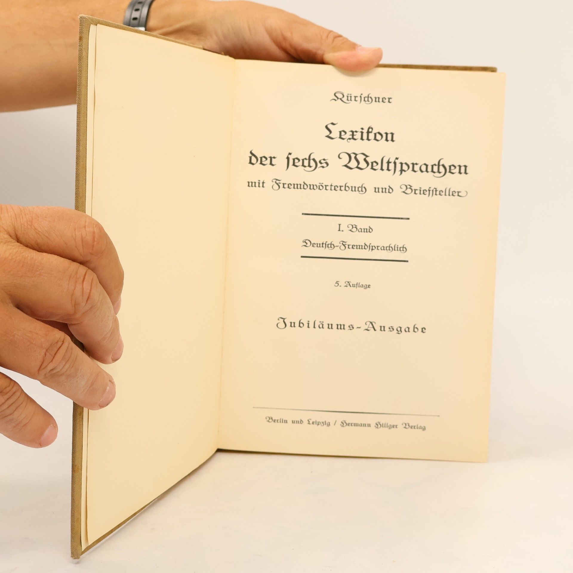 Autores varios Kürschner Lexikon der sechs Weltsprachen