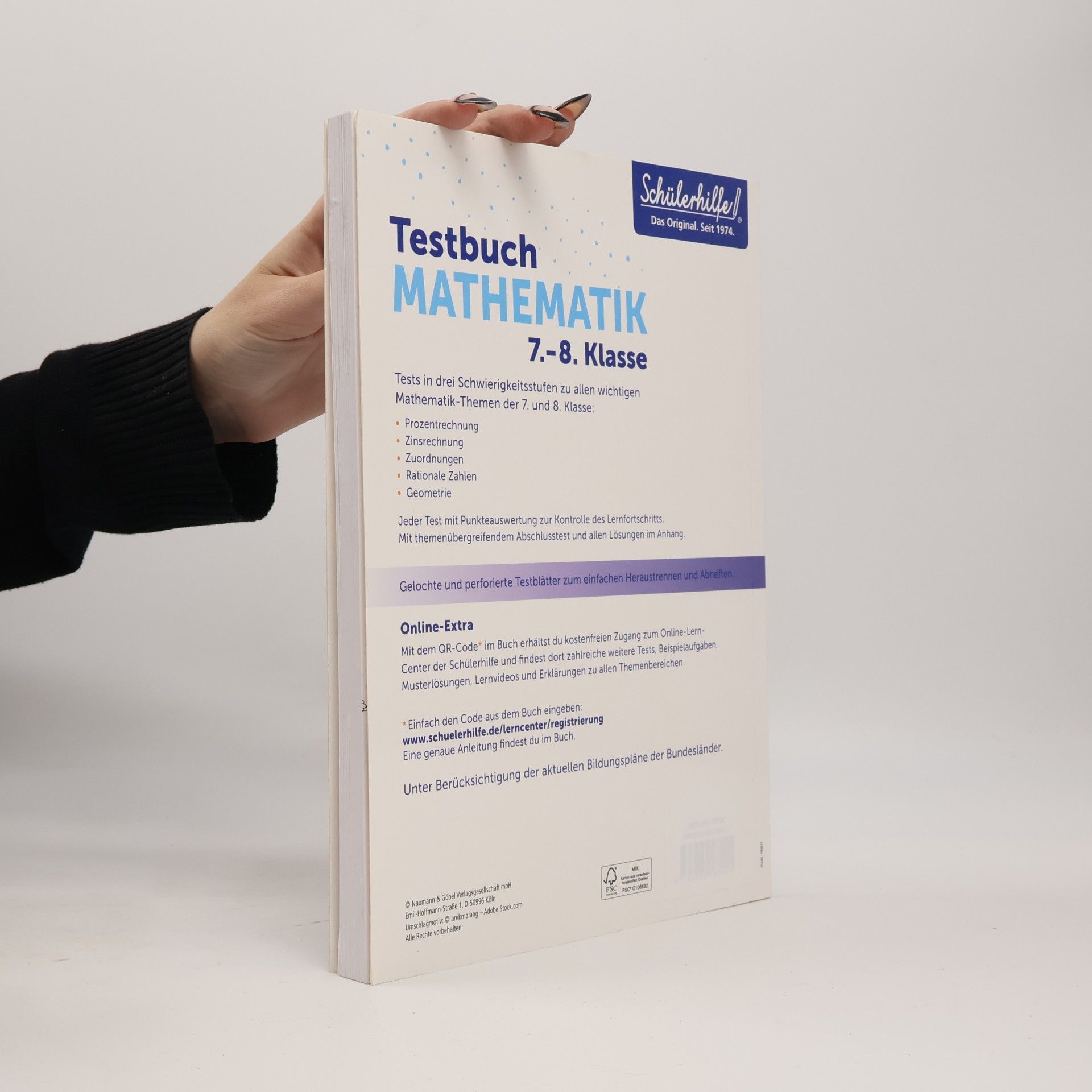 Autorenkollektiv Testbuch Mathe 7.-8. Klasse