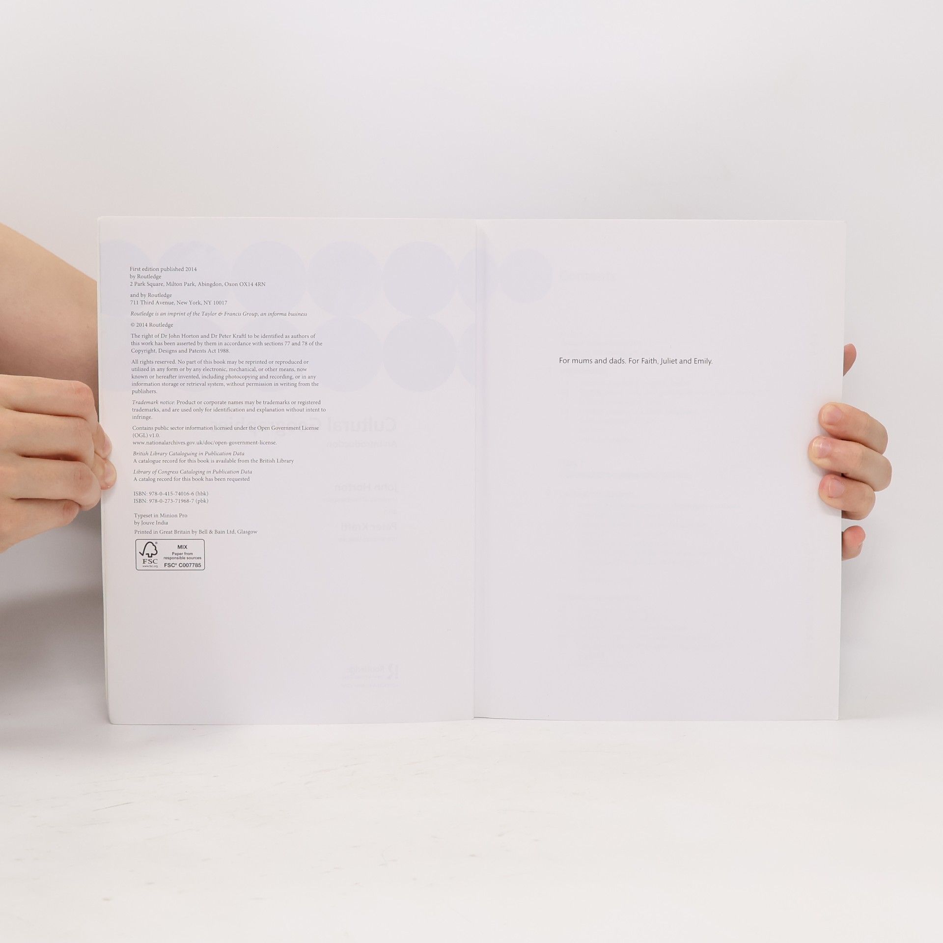 John Horton Cultural Geographies