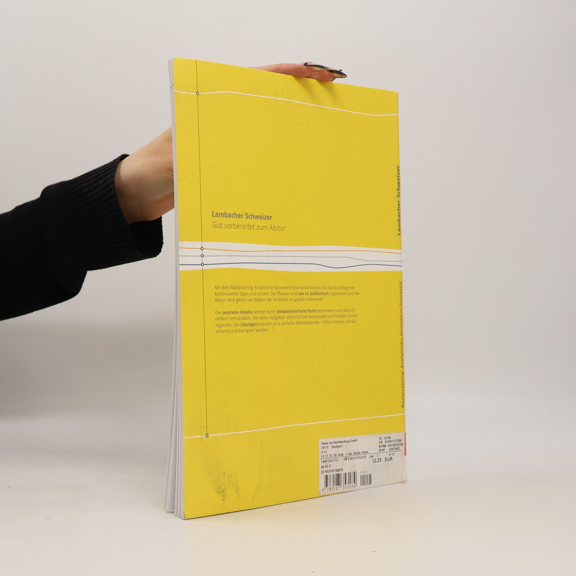 Tanja Reimbold Lambacher Schweizer: Basistraining Analytische Geometrie/Stochastik