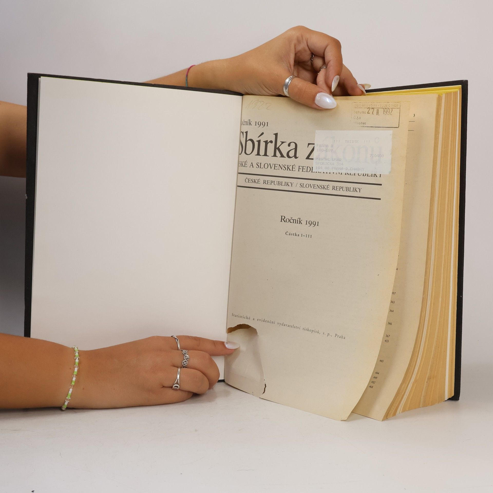 Kolektiv autorů Sbírka zákonů 1991 č. 1-41