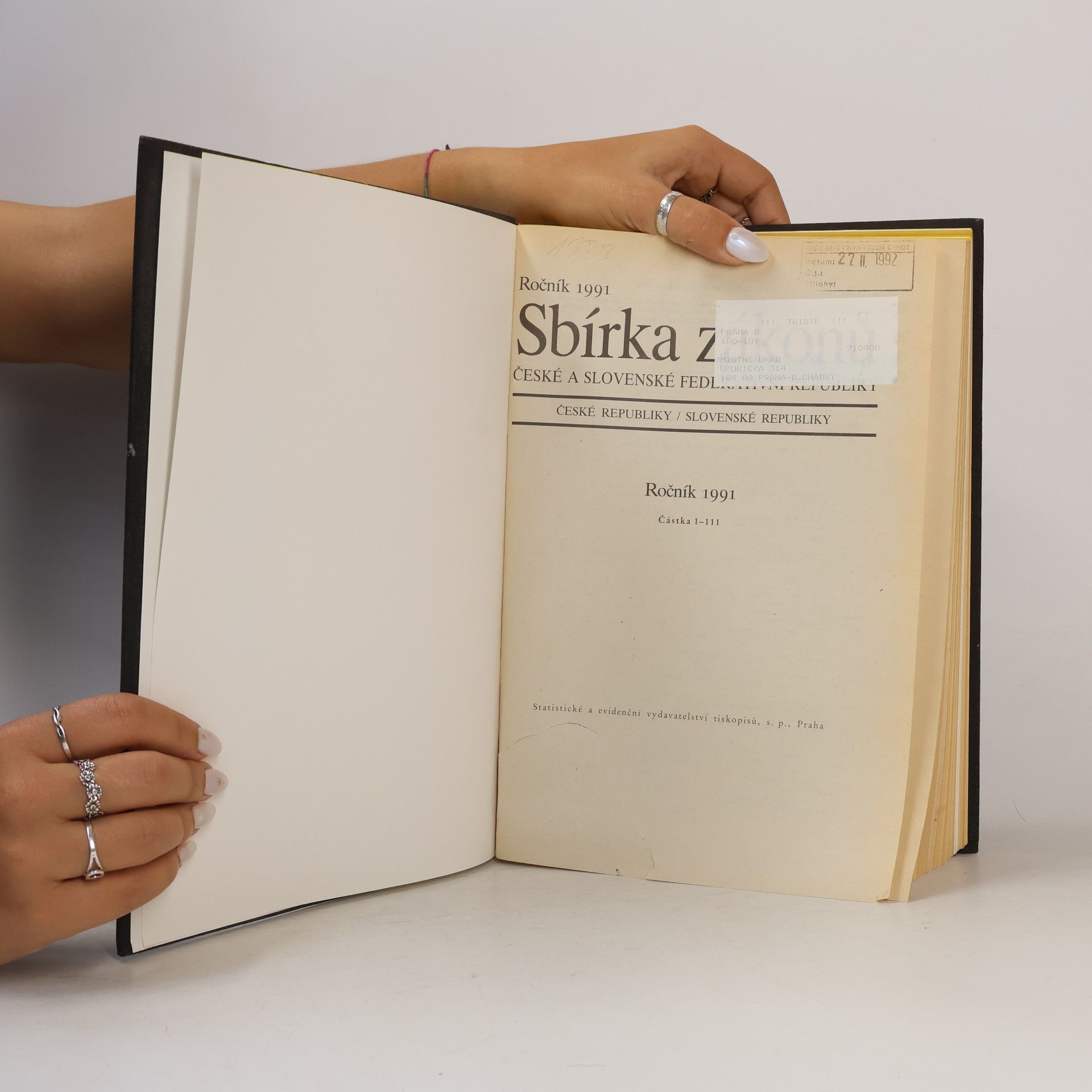 Kolektiv autorů Sbírka zákonů 1991 č. 1-41