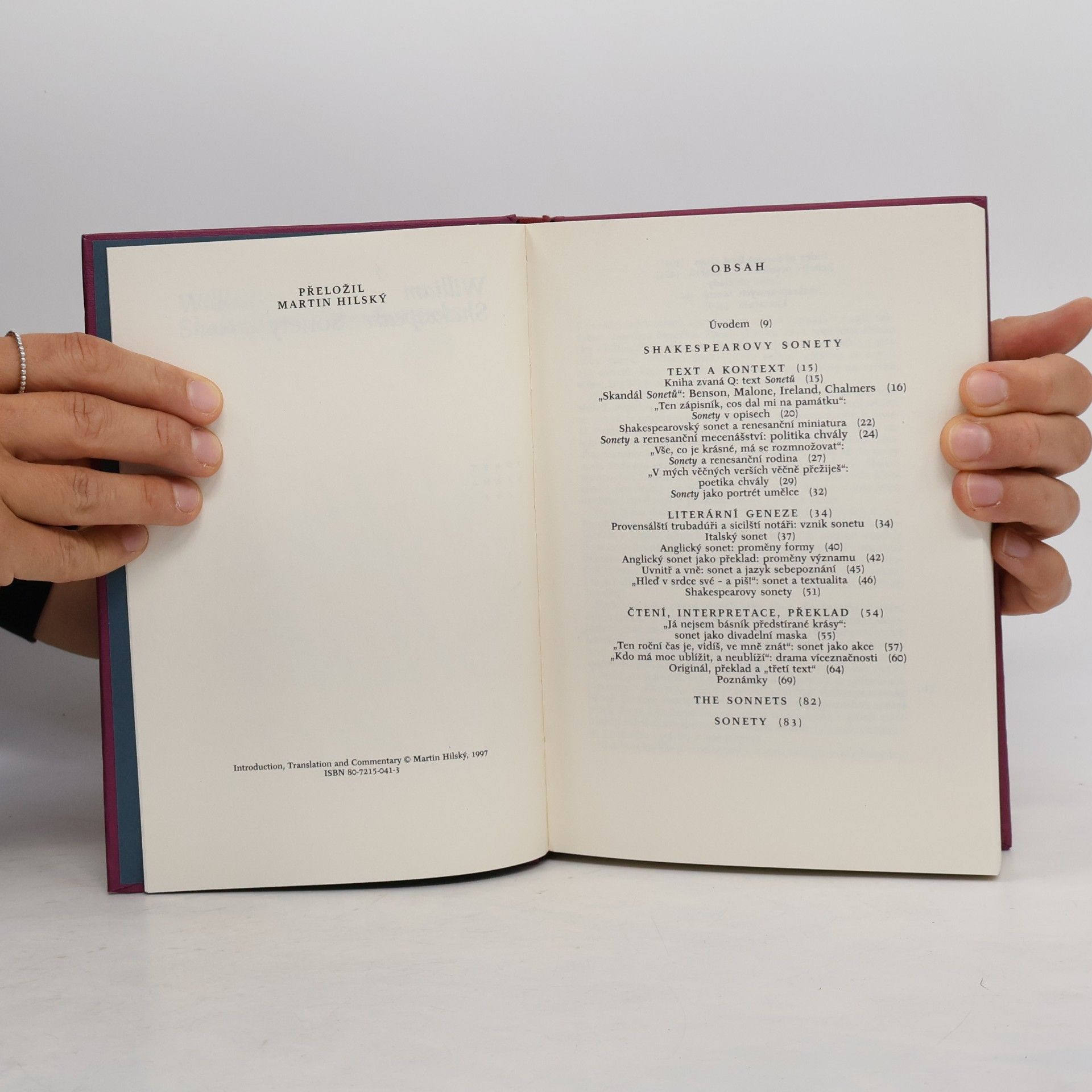 William Shakespeare Sonety. Kupec benátský. Sen noci svatojánské