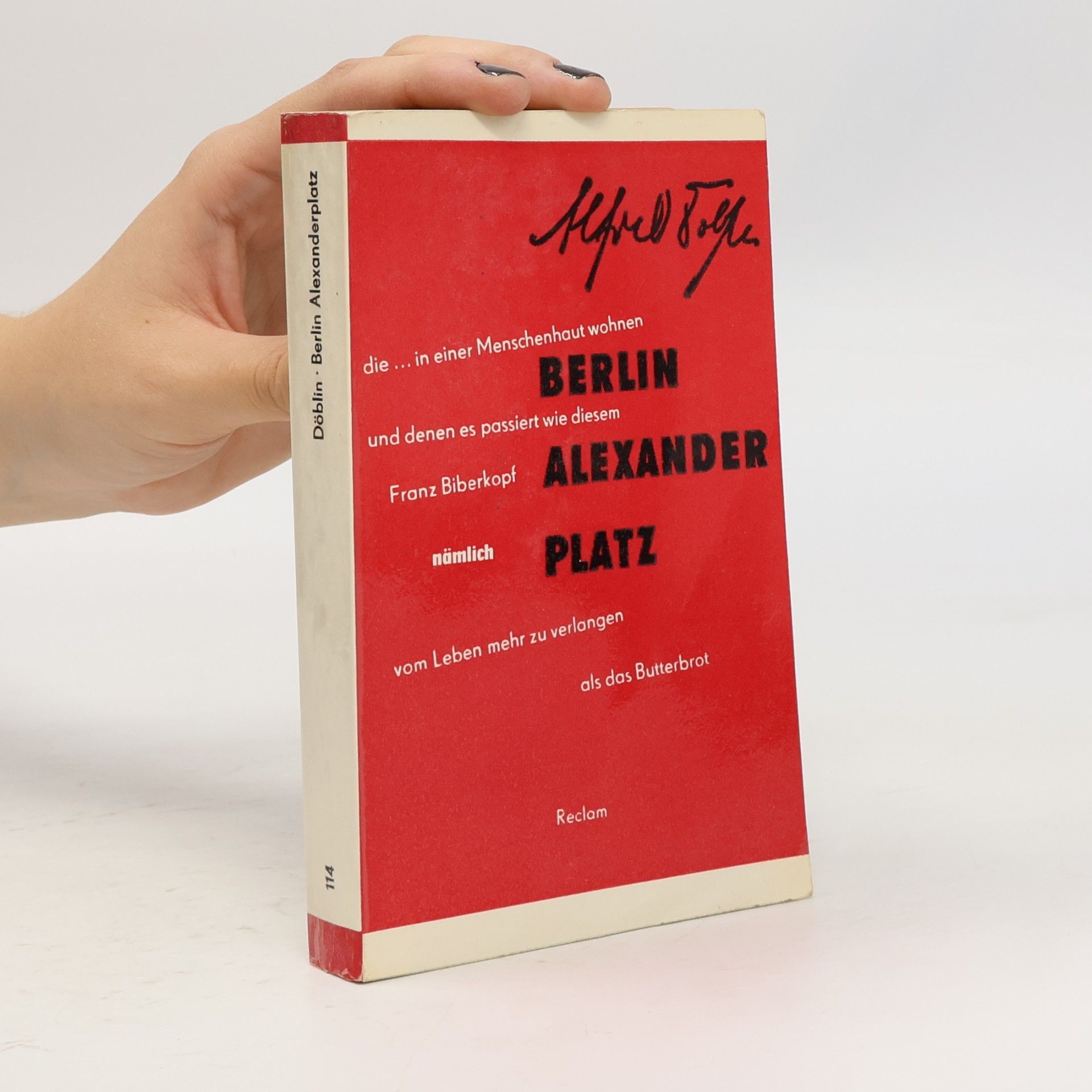 Alfred Döblin Berlin Alexanderplatz