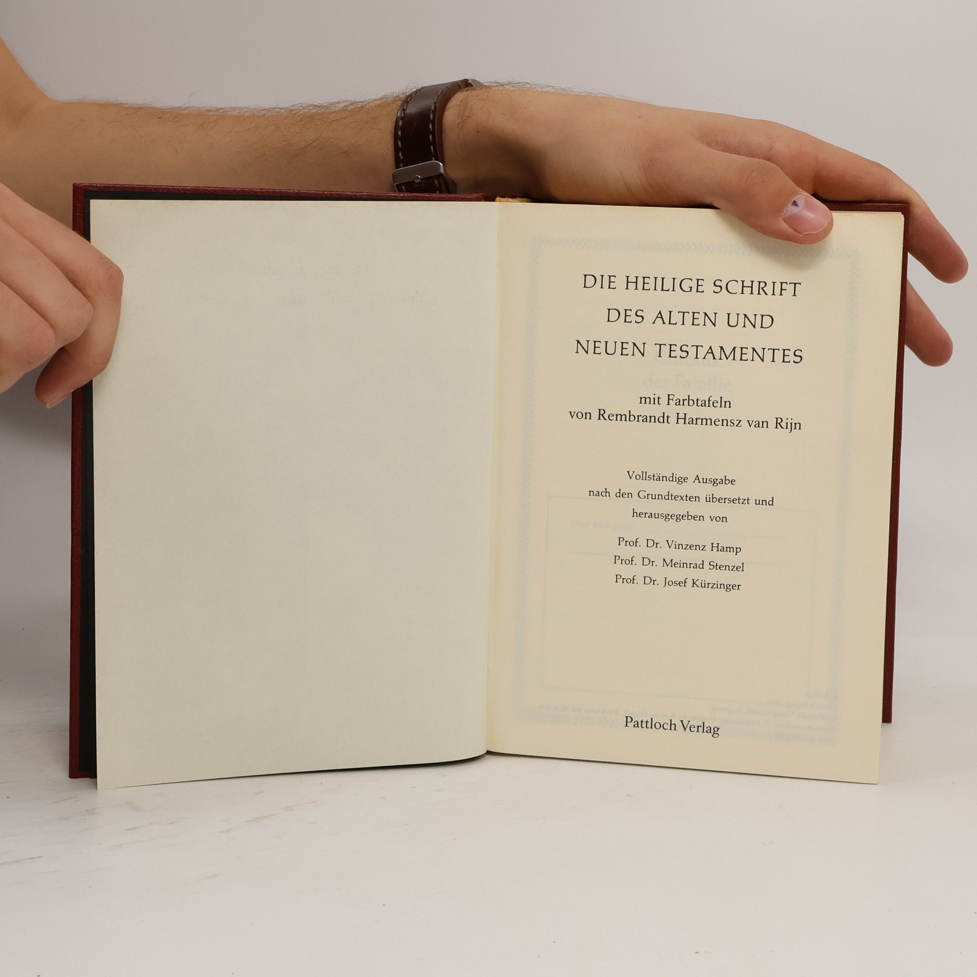 Vinzenz Hamp Die Heilige Schrift des Alten und Neuen Testamentes