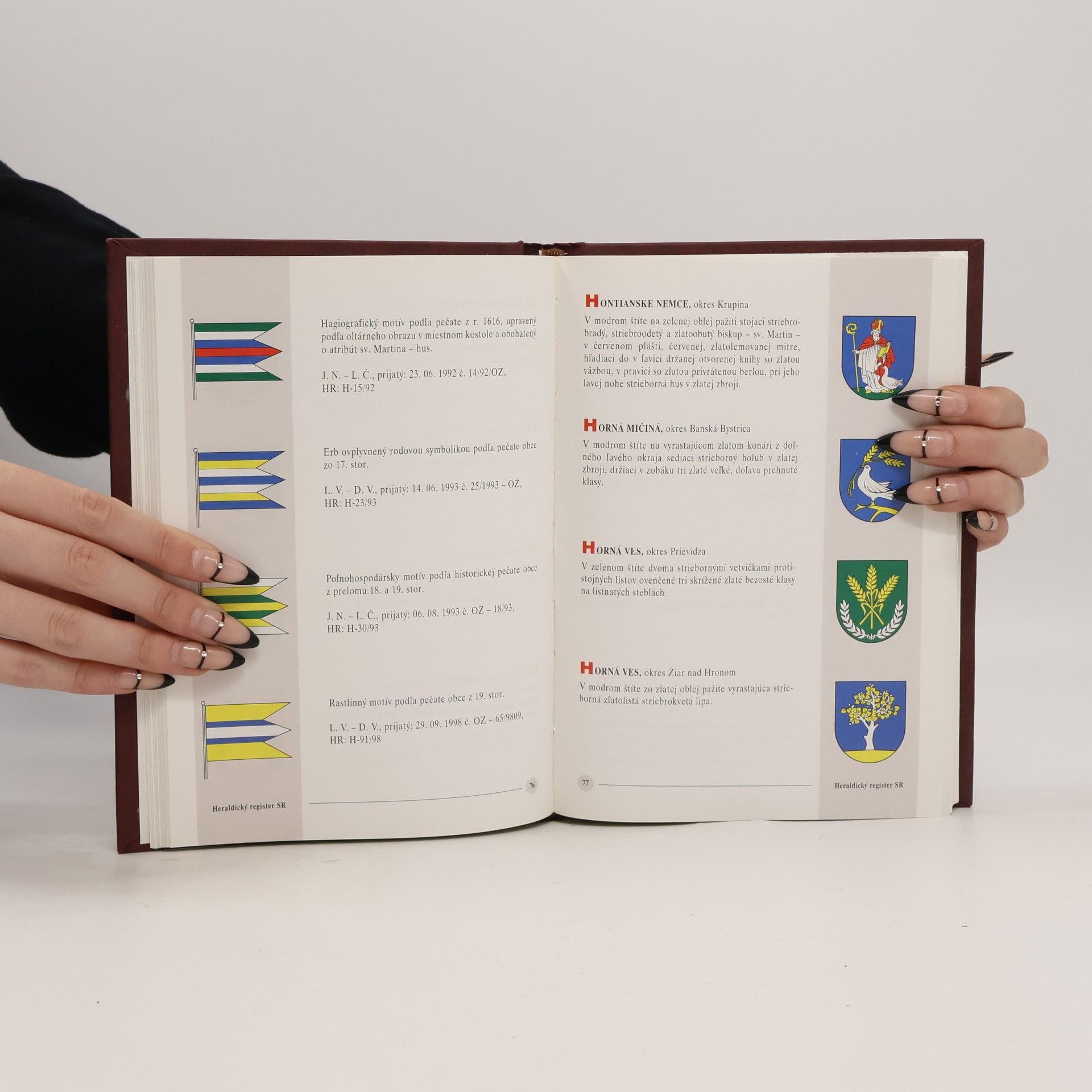 Peter Kartous Heraldický register Slovenskej republiky. I
