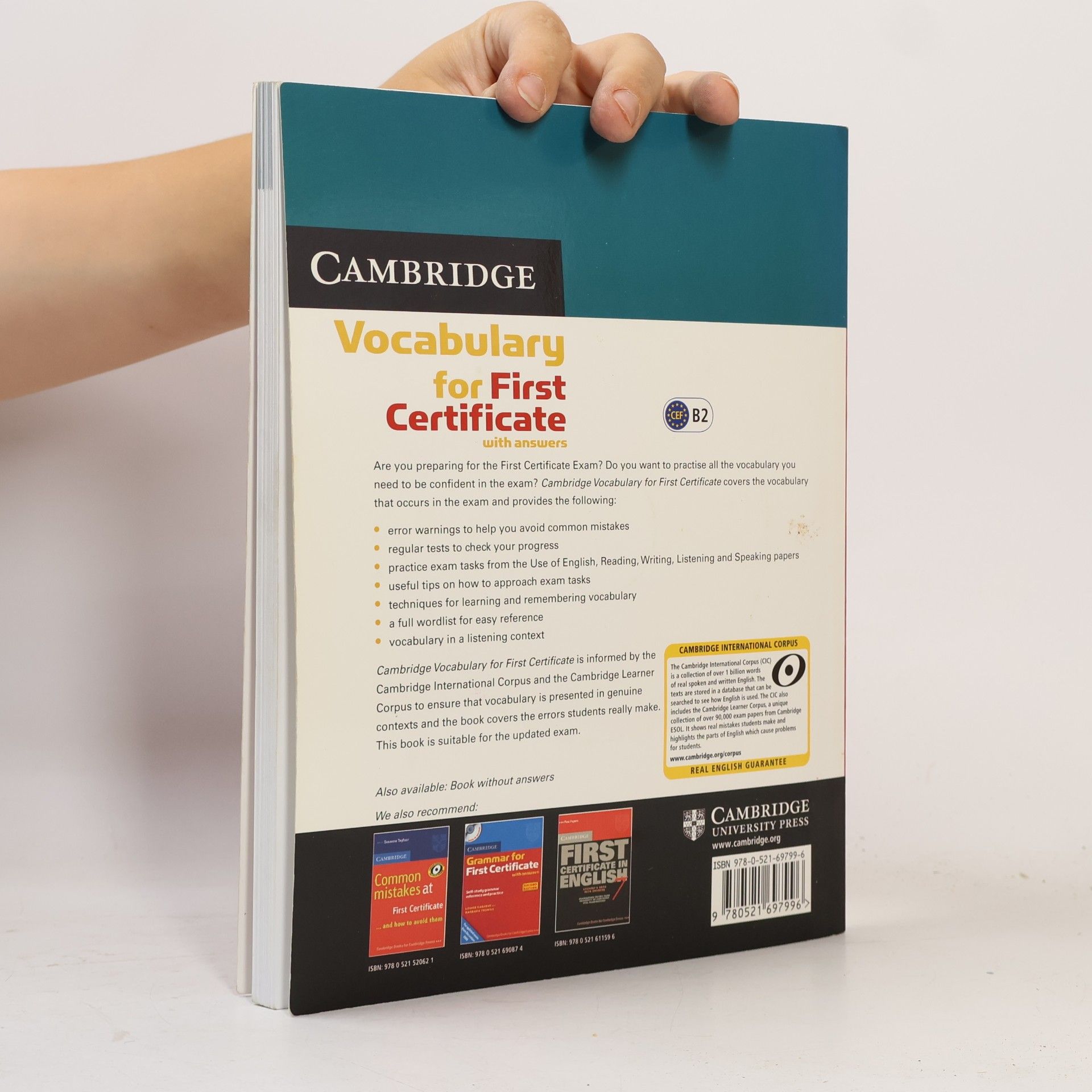 Barbara Thomas Cambridge vocabulary for First certificate : self-study vocabulary practice : with answers