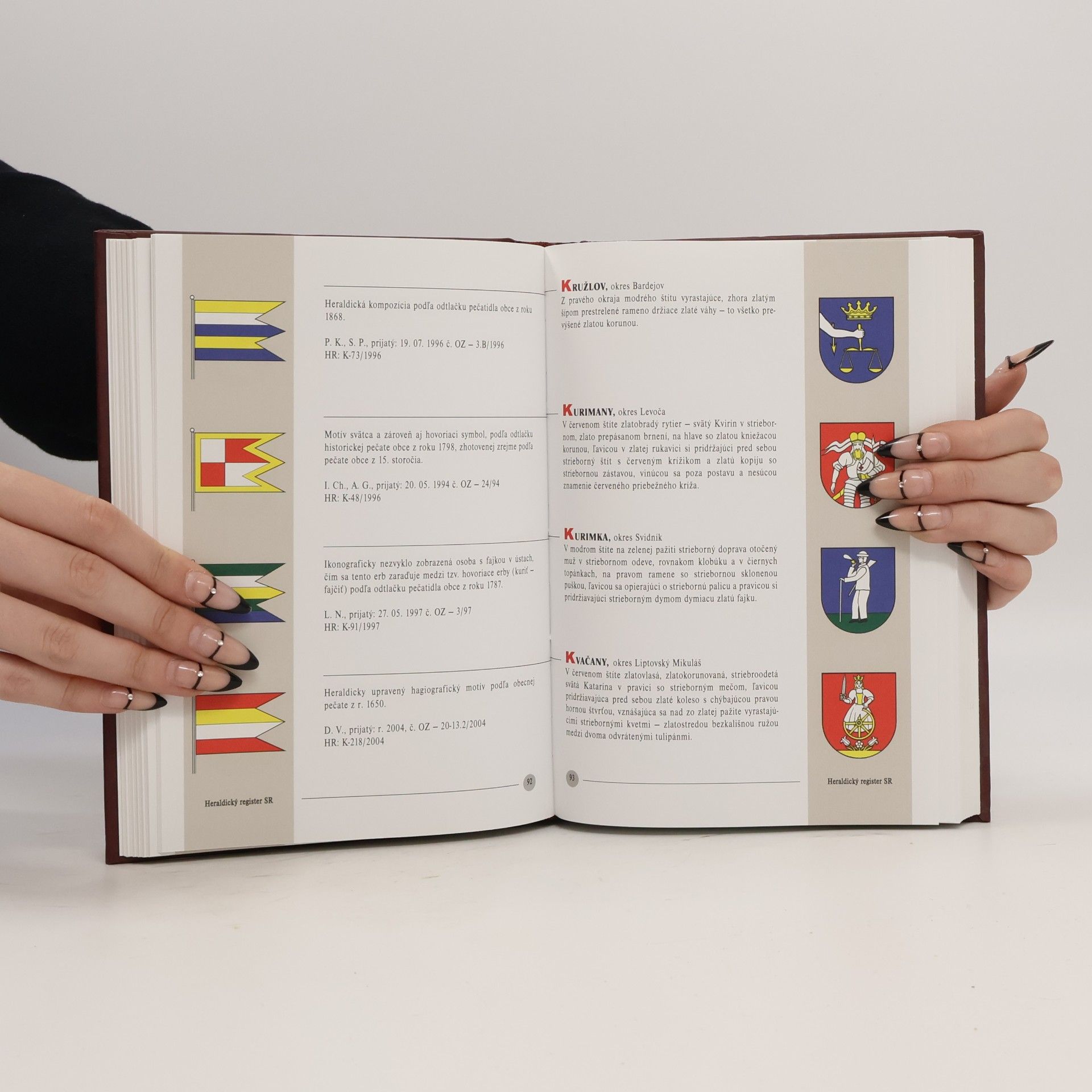 Ladislav Vrteľ Heraldický register Slovenskej republiky VI
