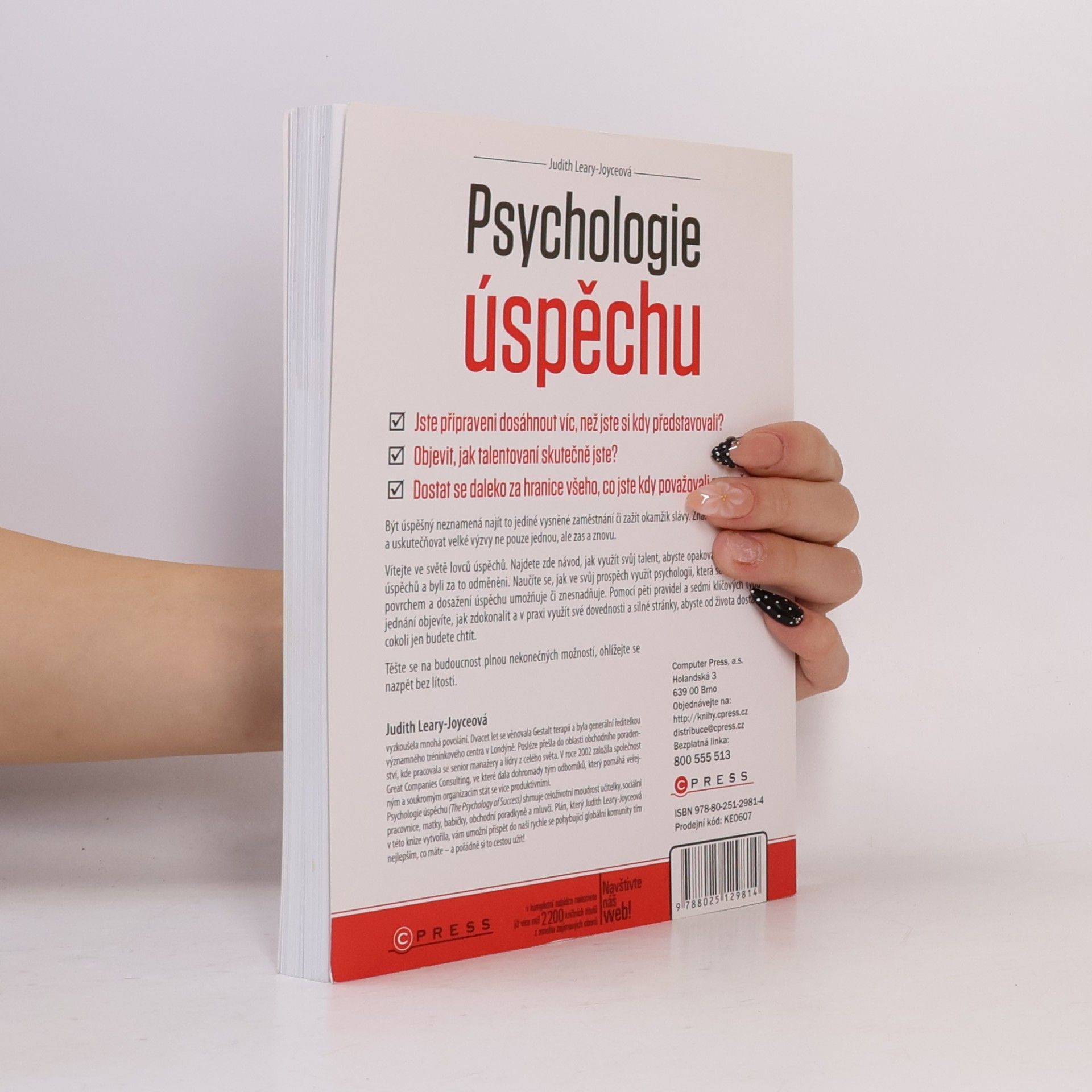 Judith Leary-Joyce Psychologie úspěchu: Tajemství, jak vždy docílit toho, co si přejeme