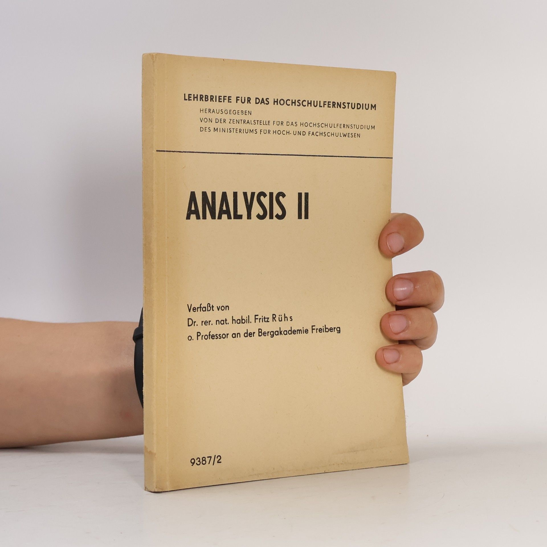 Fritz Rühs Analysis II