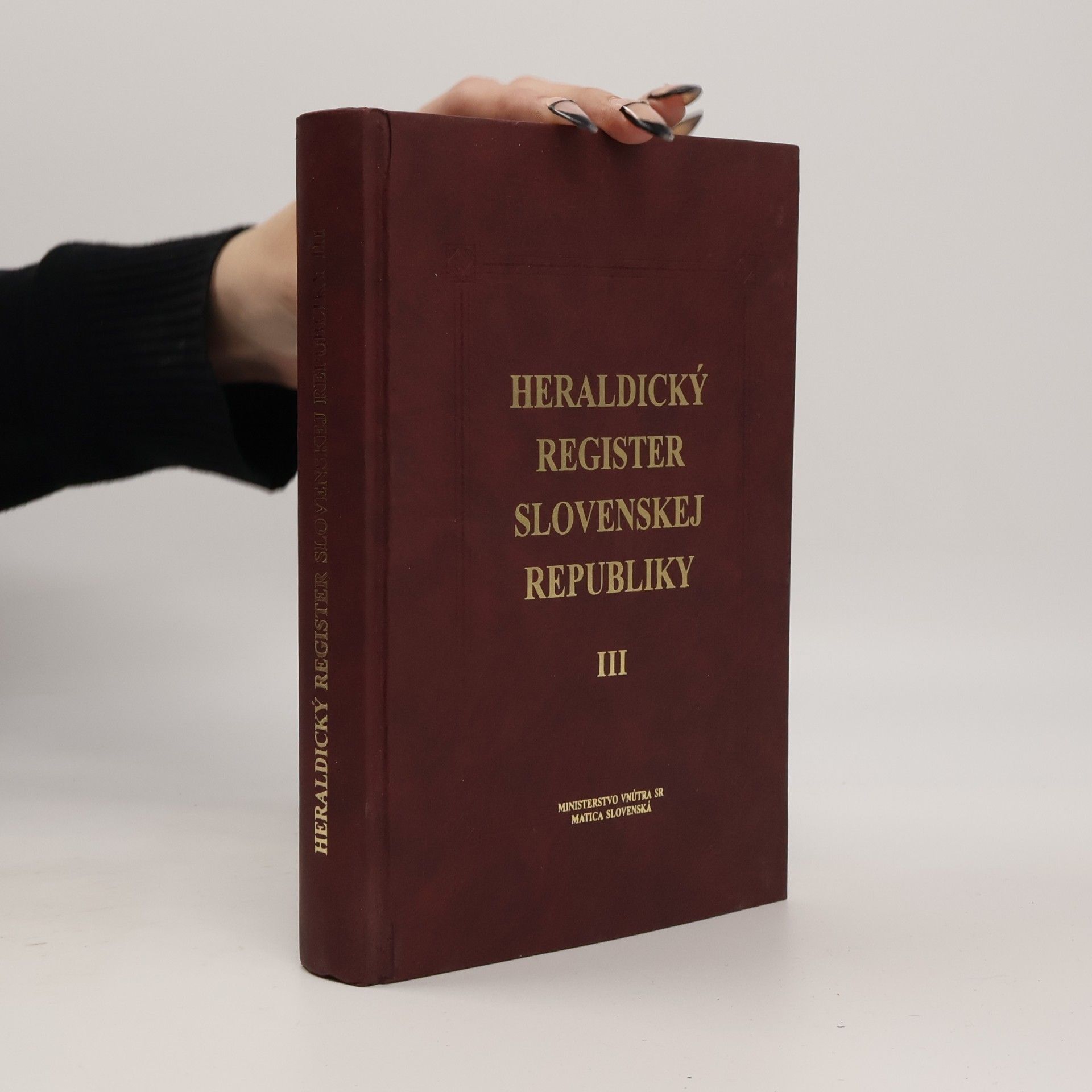 Peter Kartous Heraldický register Slovenskej republiky III