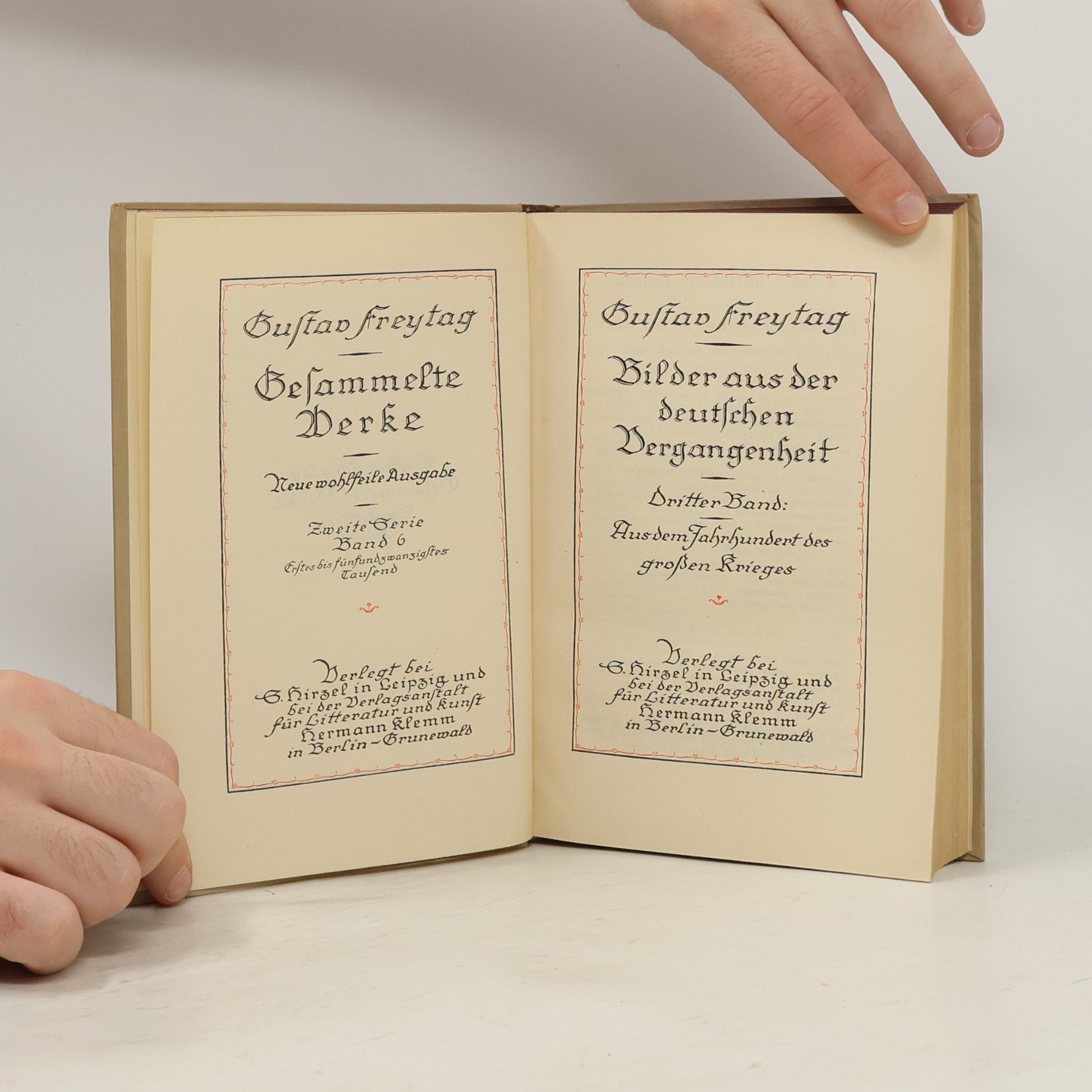 Gustav Freytag Gesammelte Werke 6