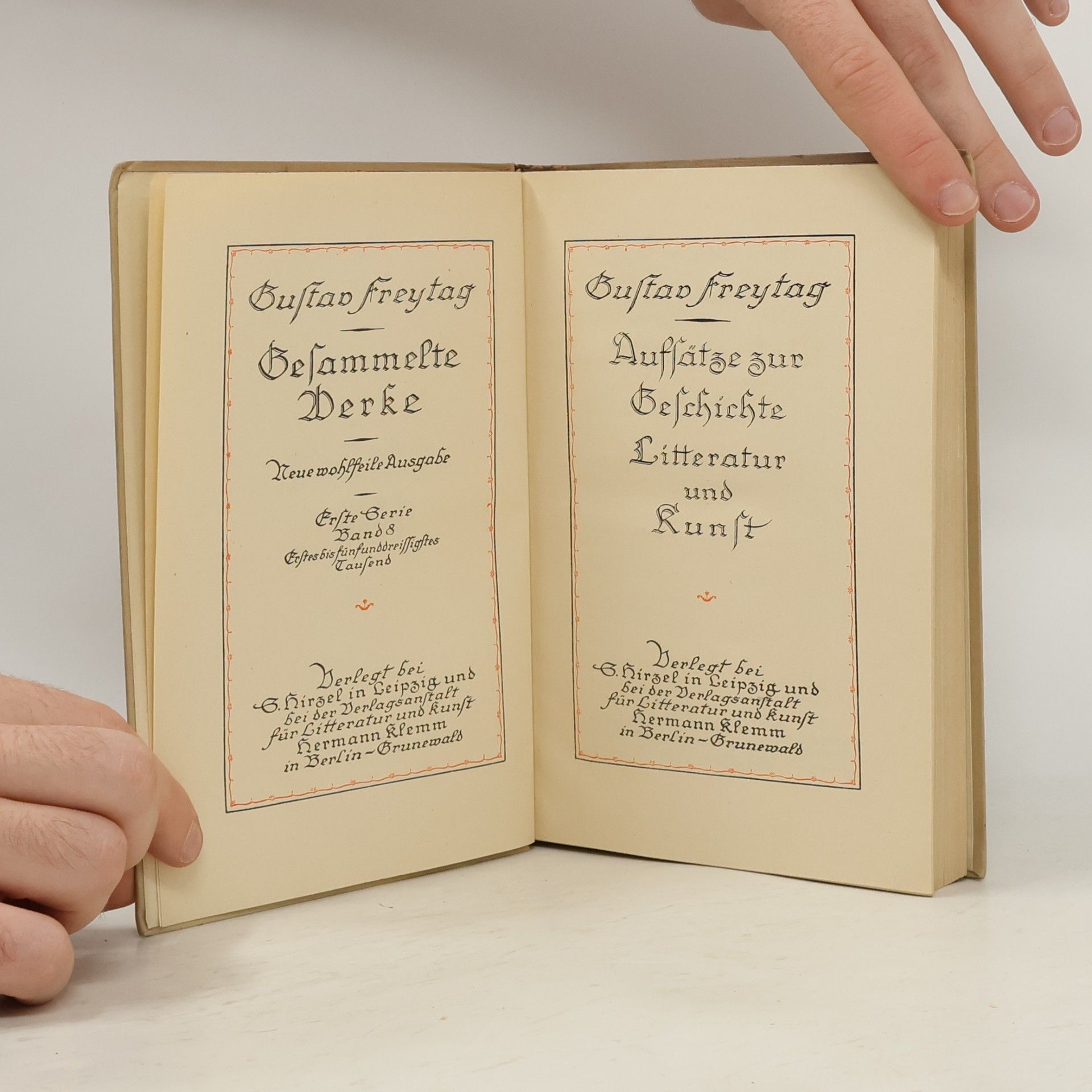 Gustav Freytag Gesammelte Werke 8