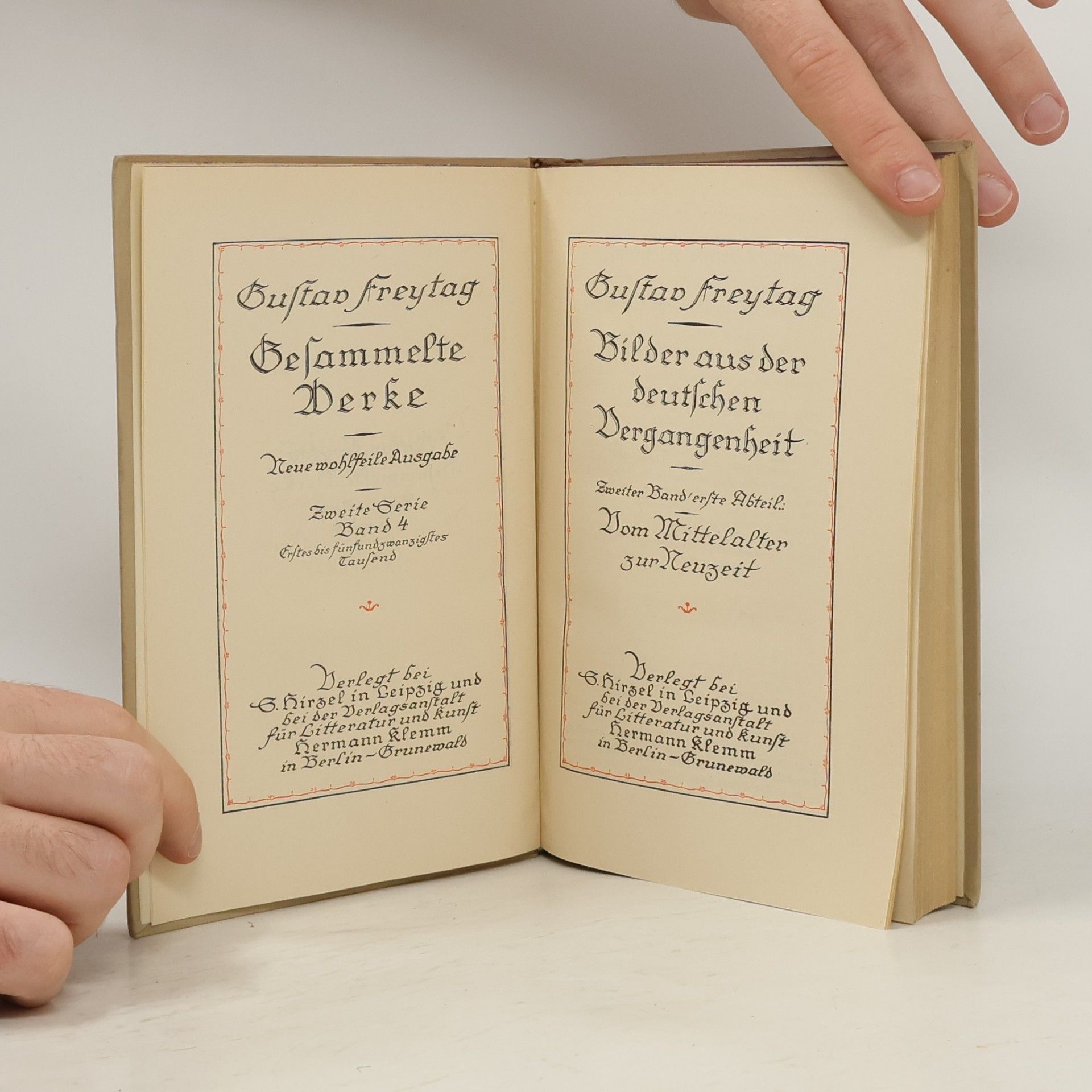 Gustav Freytag Gesammelte Werke 4.