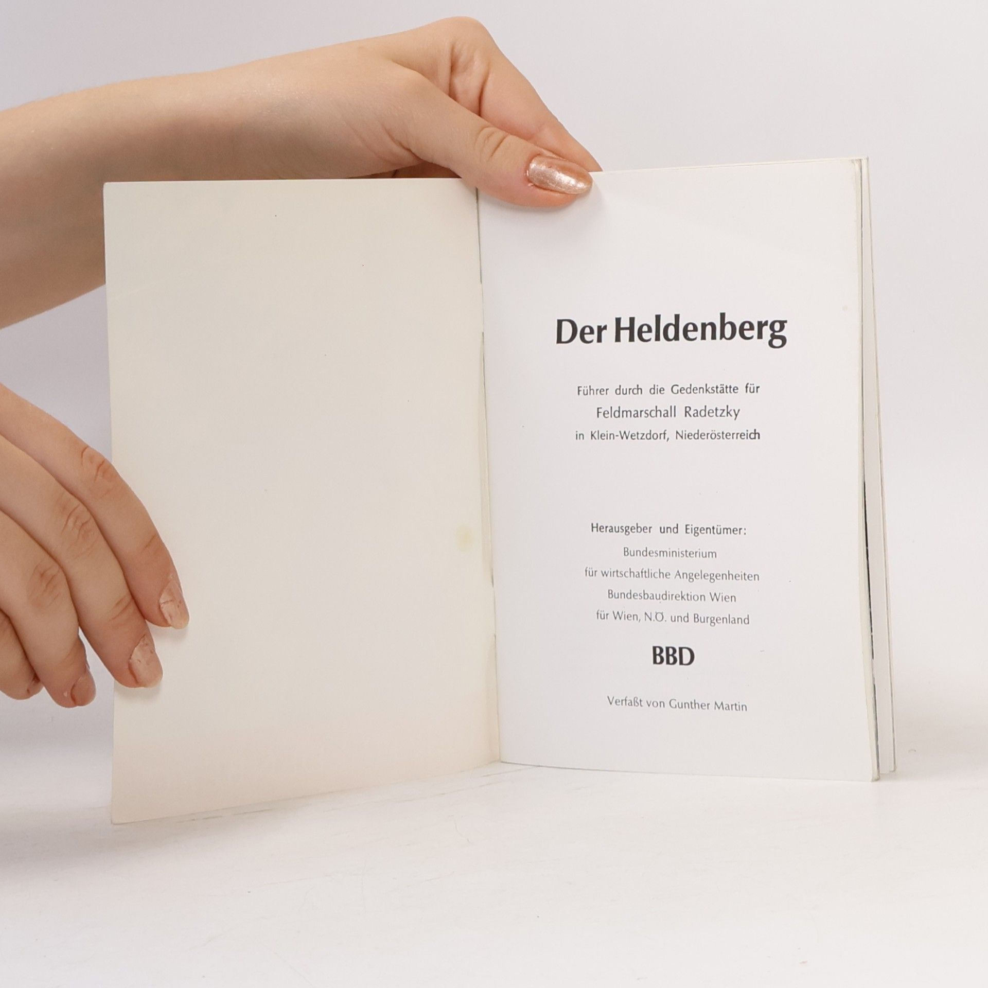 Günther Martin Der Heldenberg
