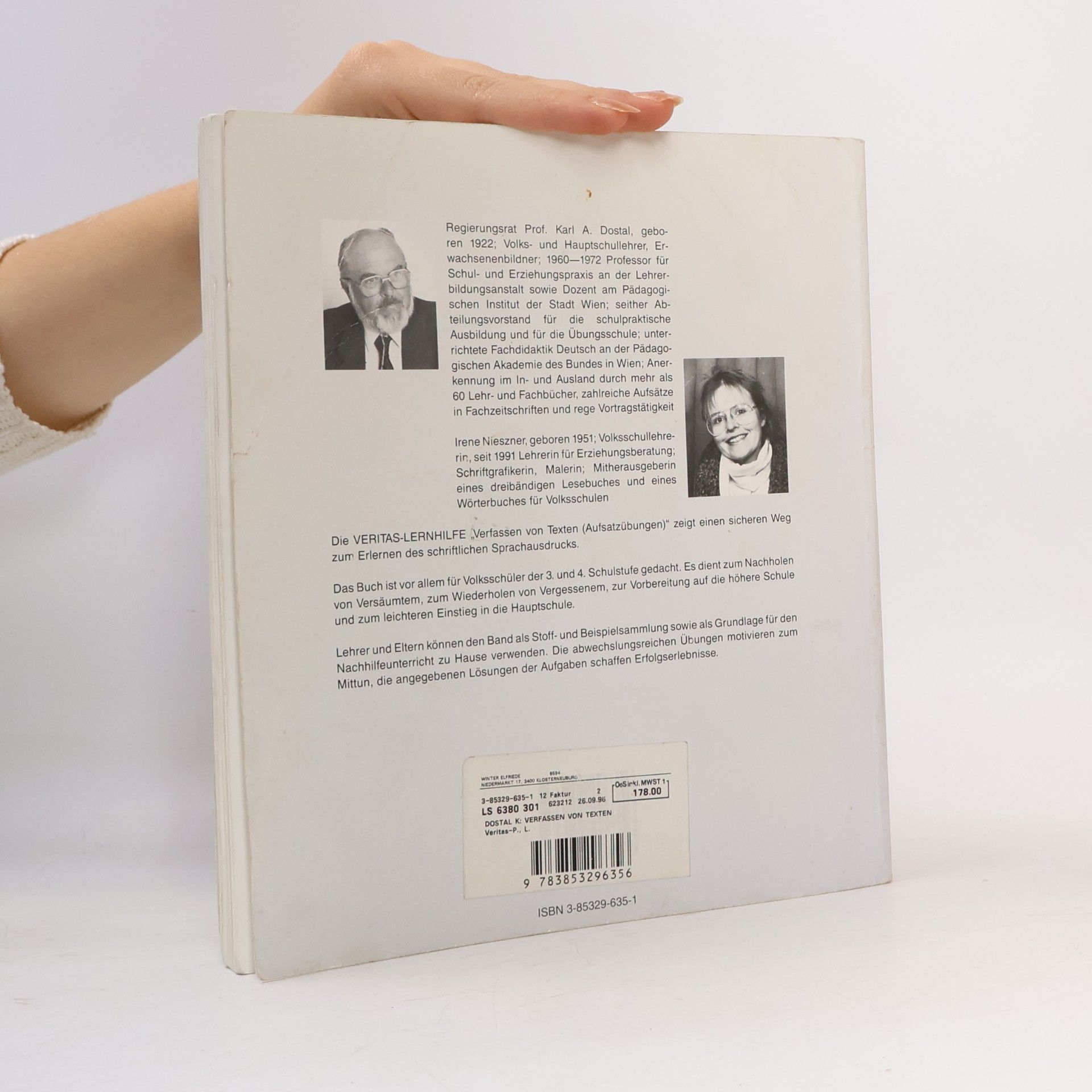 Karl A. Dostal Verfassen von Texten