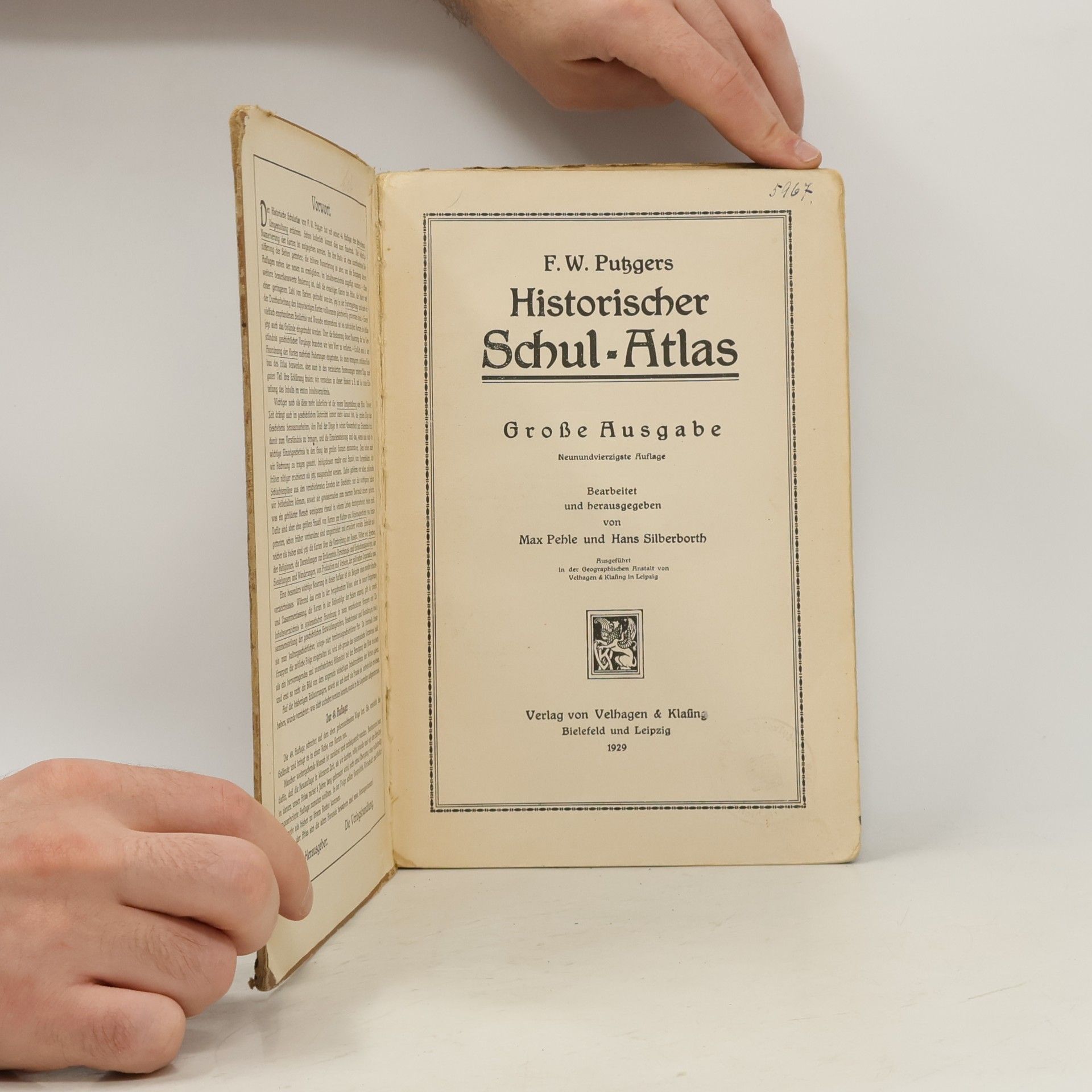 Friedrich Wilhelm Putzger Historischer Schul-Atlas