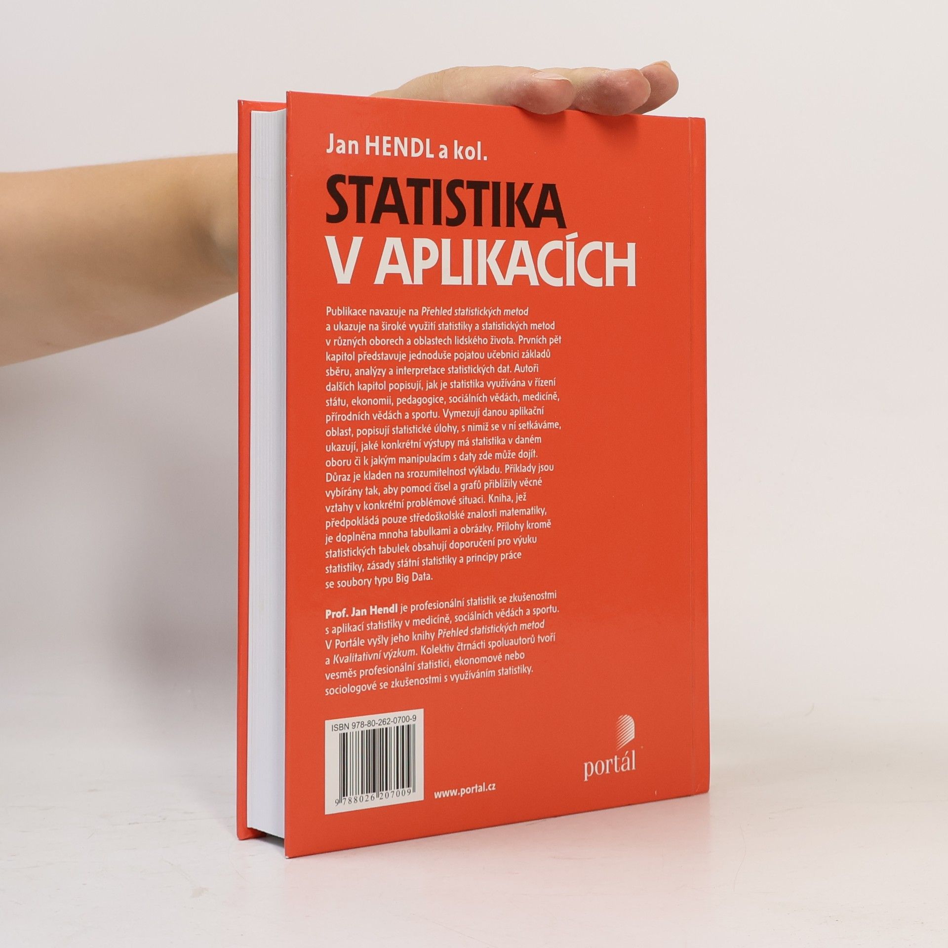 Jan Hendl Statistika v aplikacích
