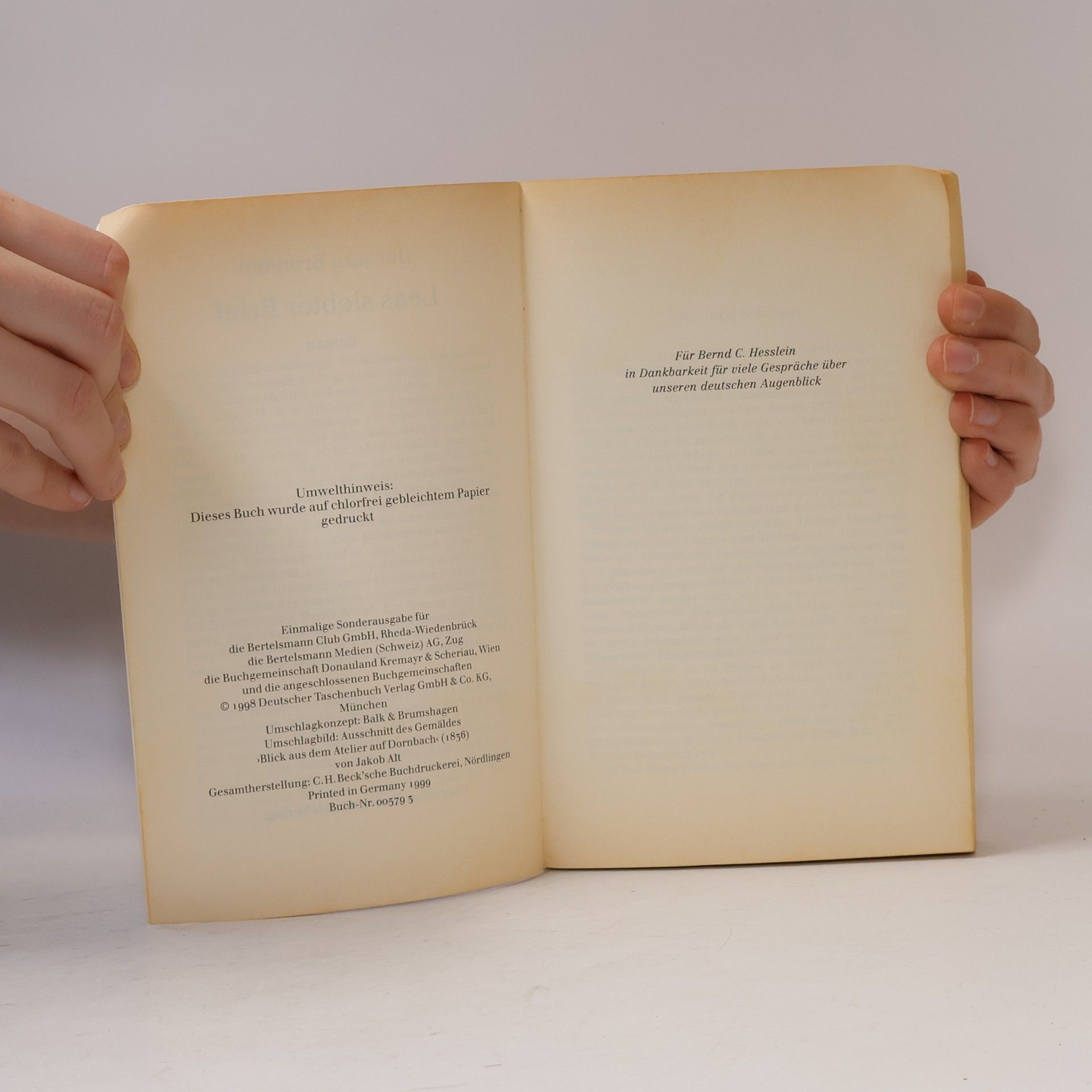 Barbara Bronnen Leas siebter Brief