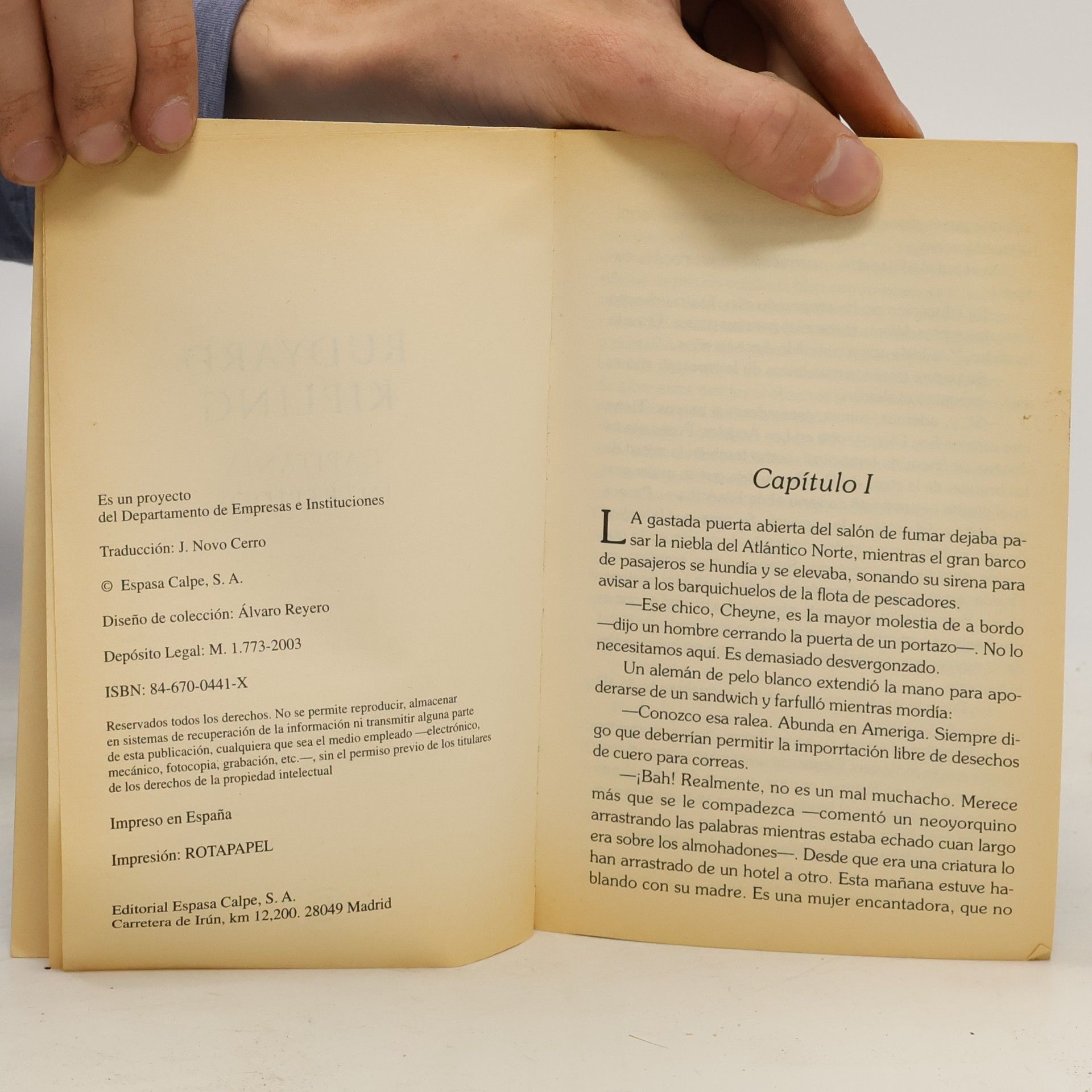 Rudyard Kipling Capitanes intrépidos