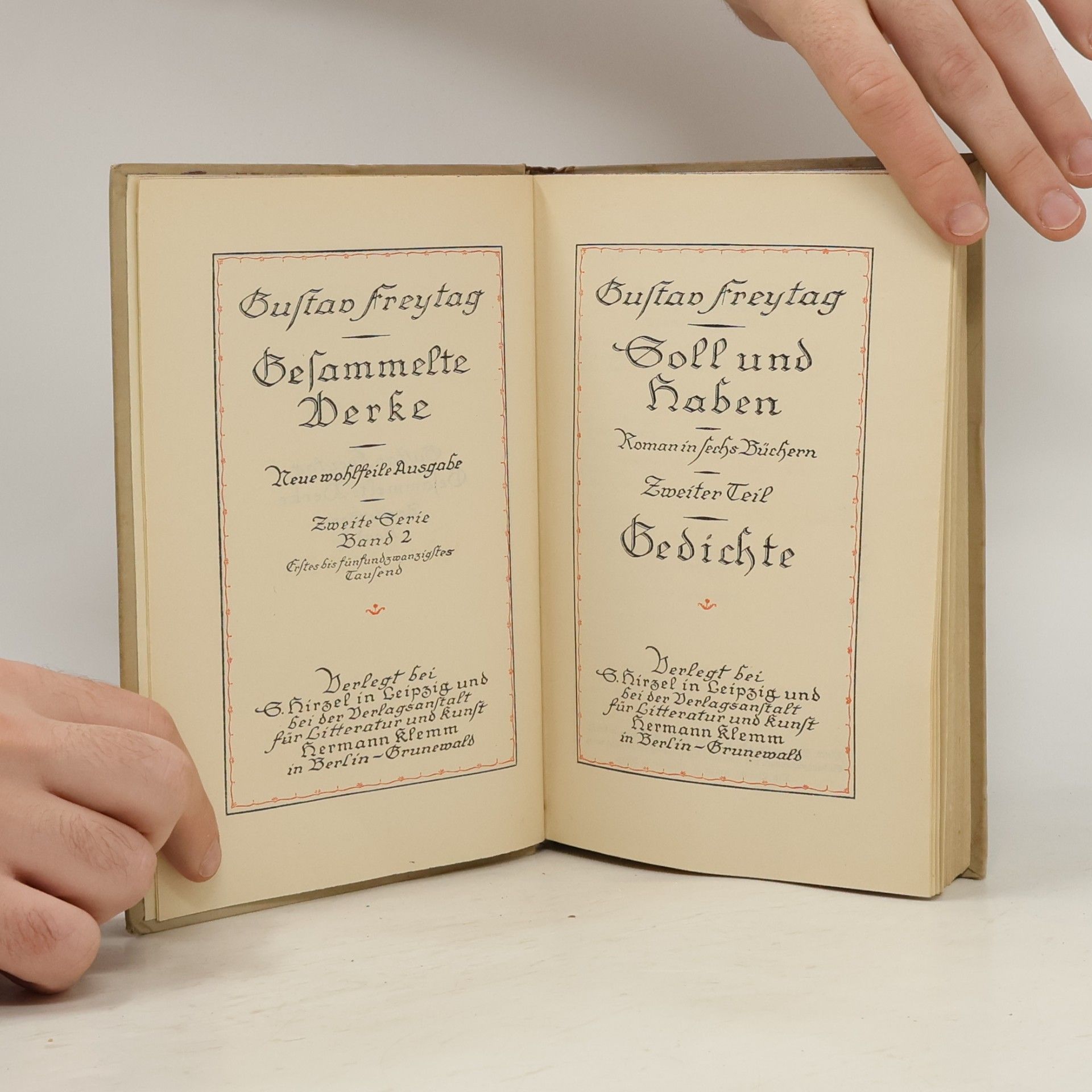 Gustav Freytag Gesammelte Werke. Zweite Serie. Band 2