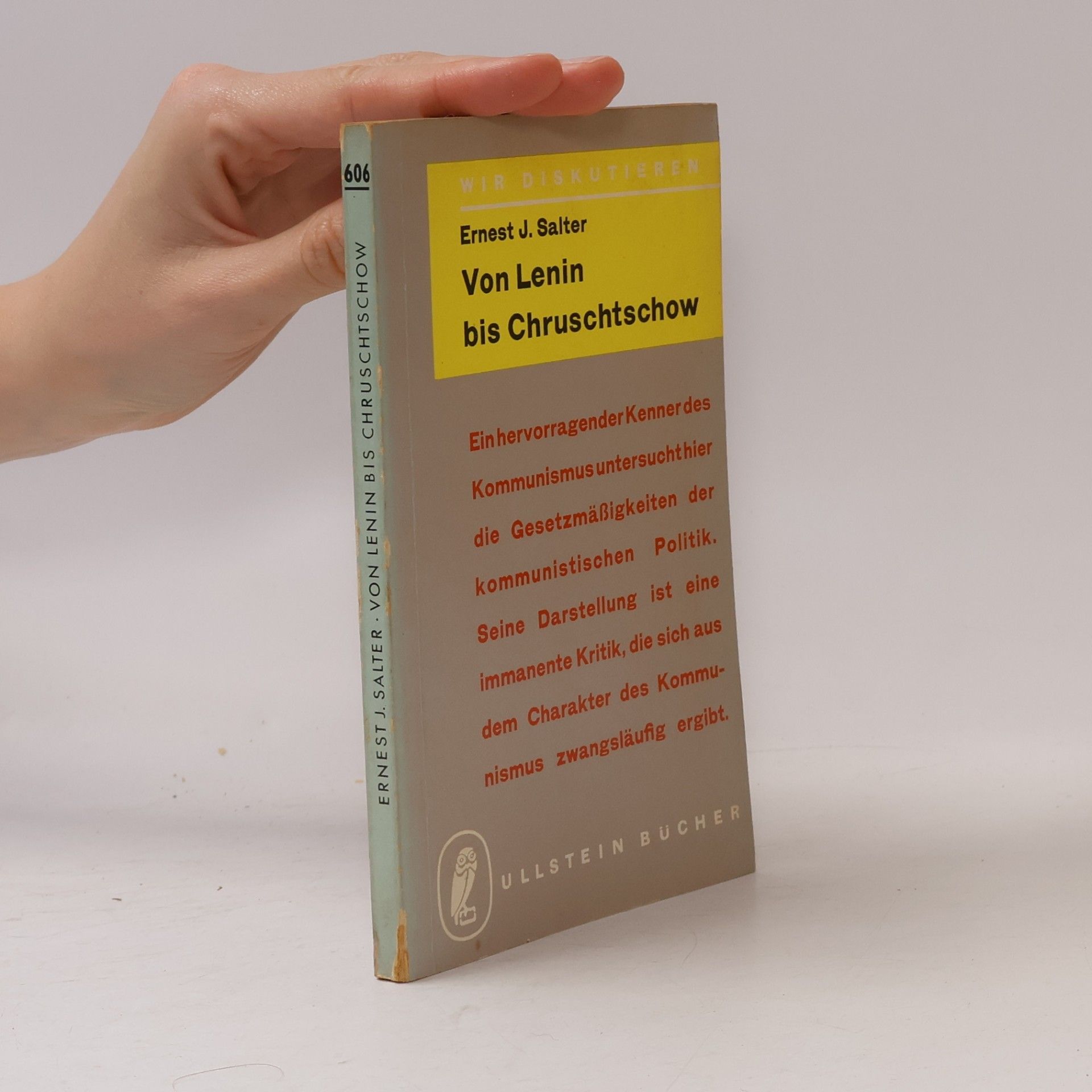 Ernest J. Salter Von Lenin bis Chruschtschow