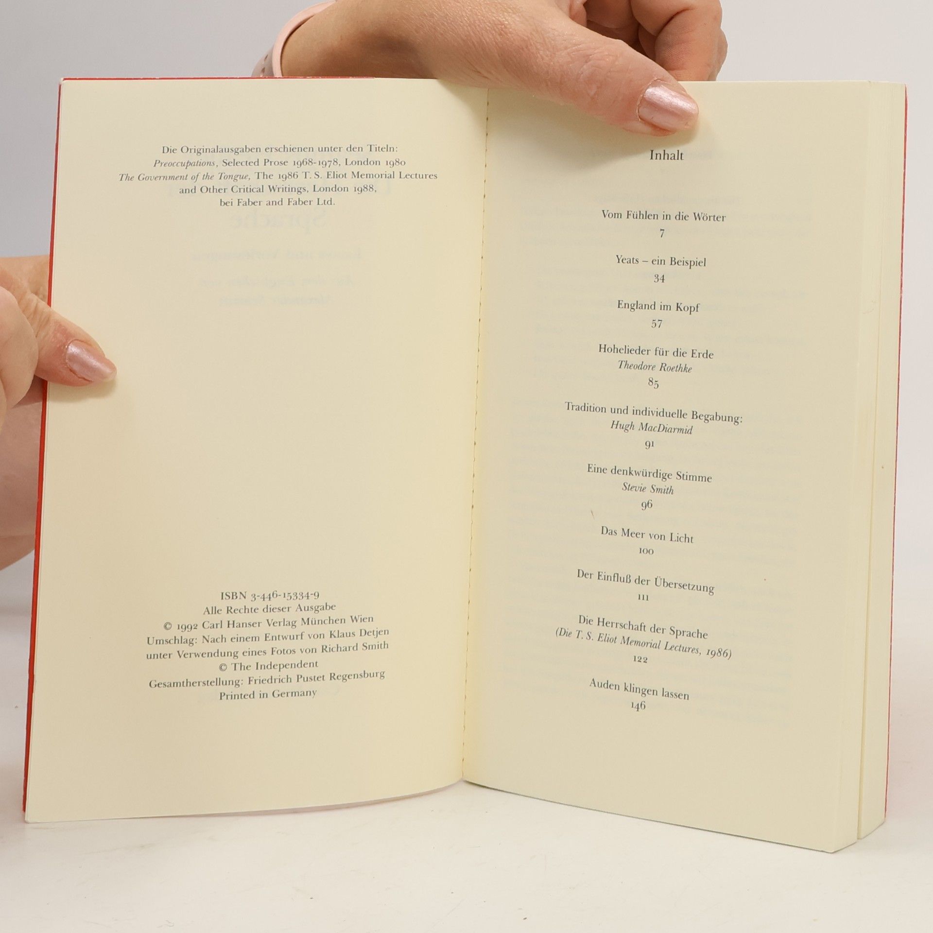 Seamus Heaney Die Herrschaft der Sprache