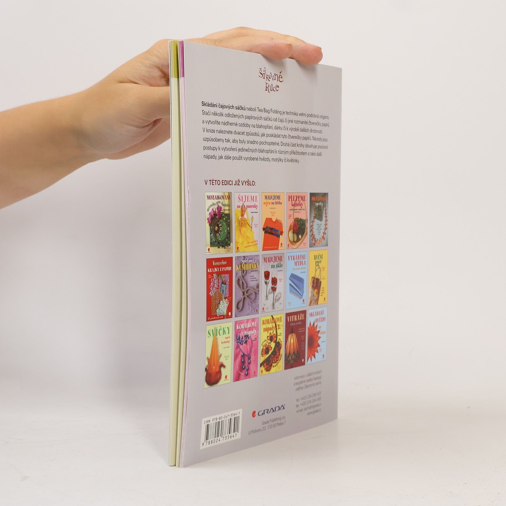 Ludmila Drozdková Skládání čajových sáčků – Tea Bag Folding