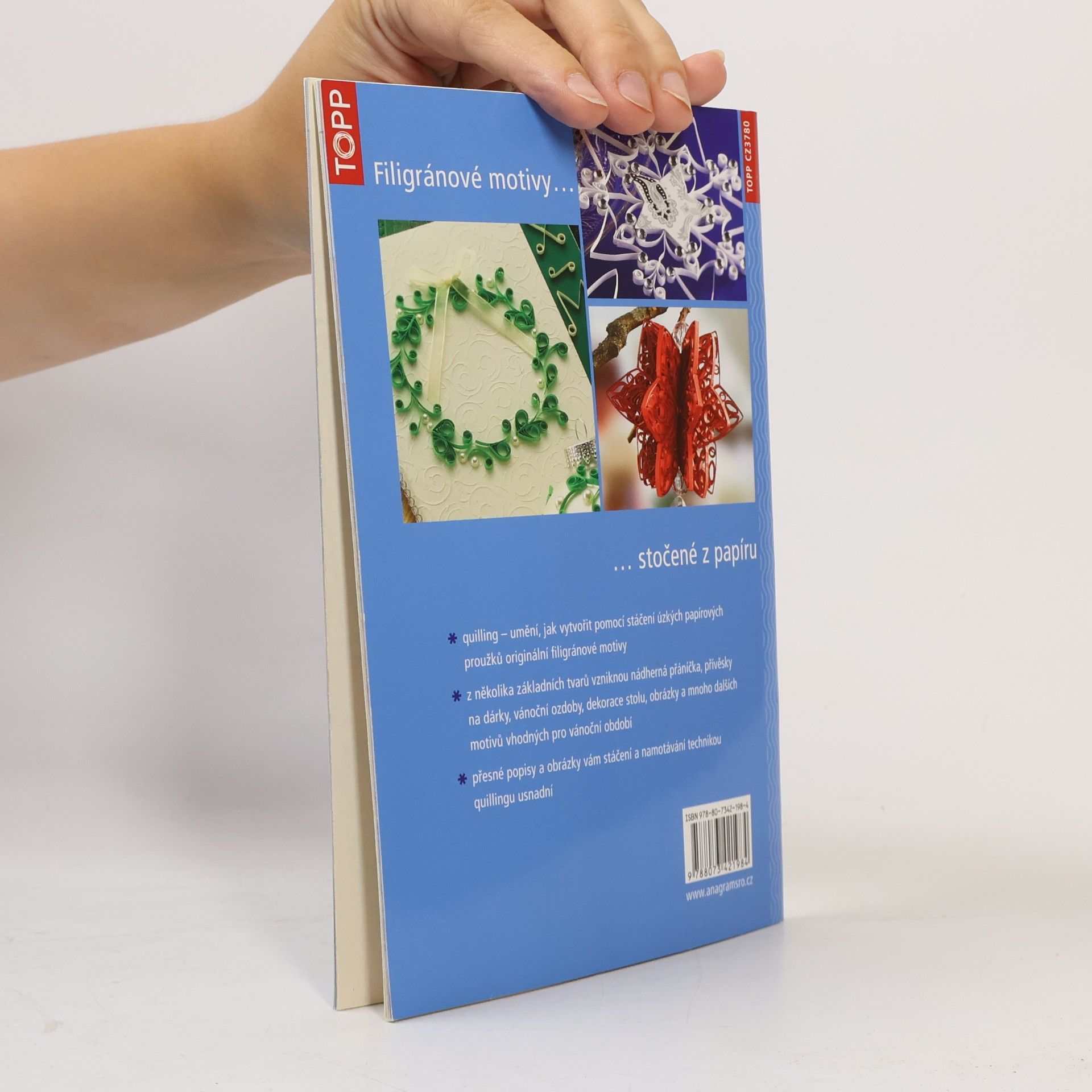 Gudrun Schmitt Vánoční quilling : filigrány z papírových proužků