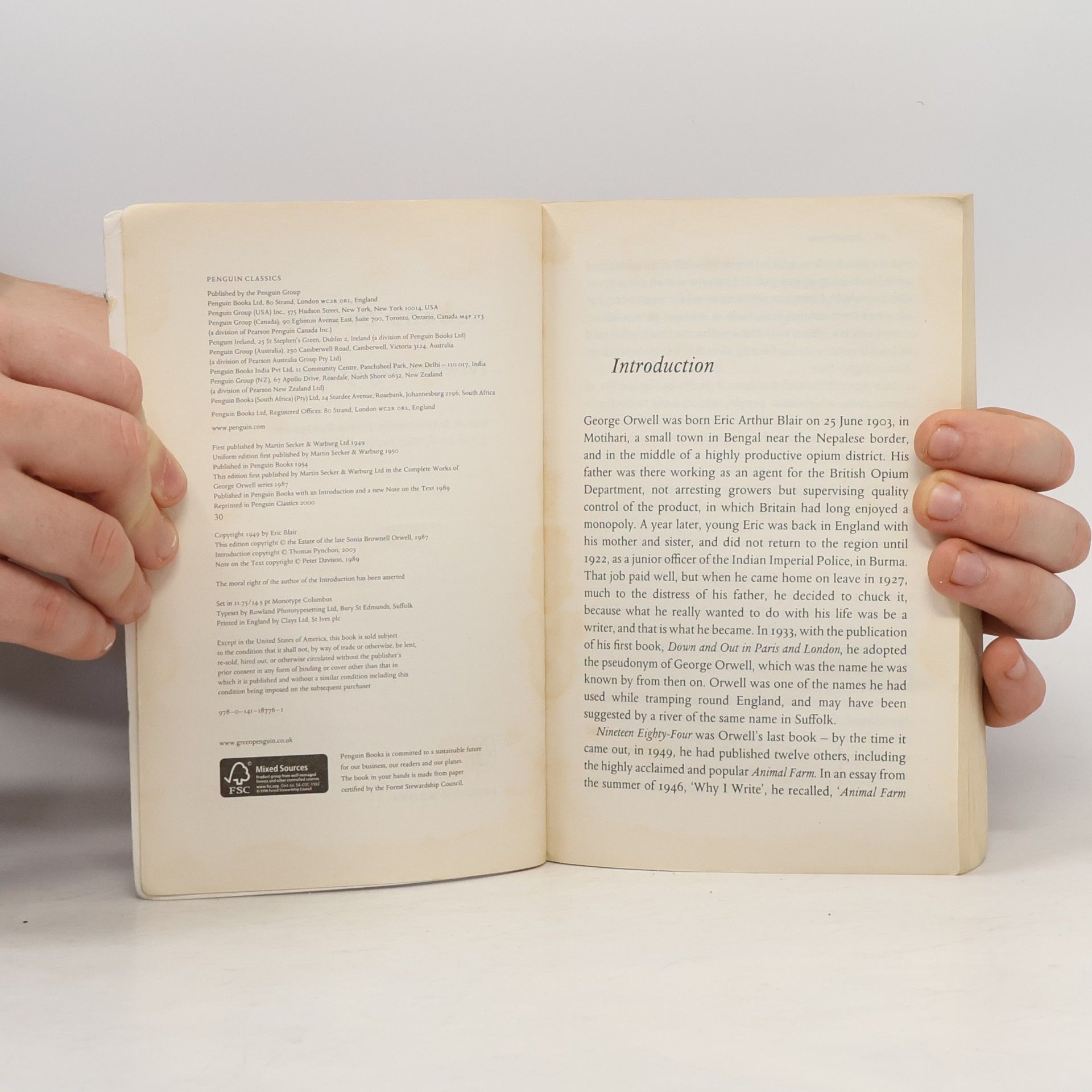 George Orwell Nineteen Eighty-Four (1984)