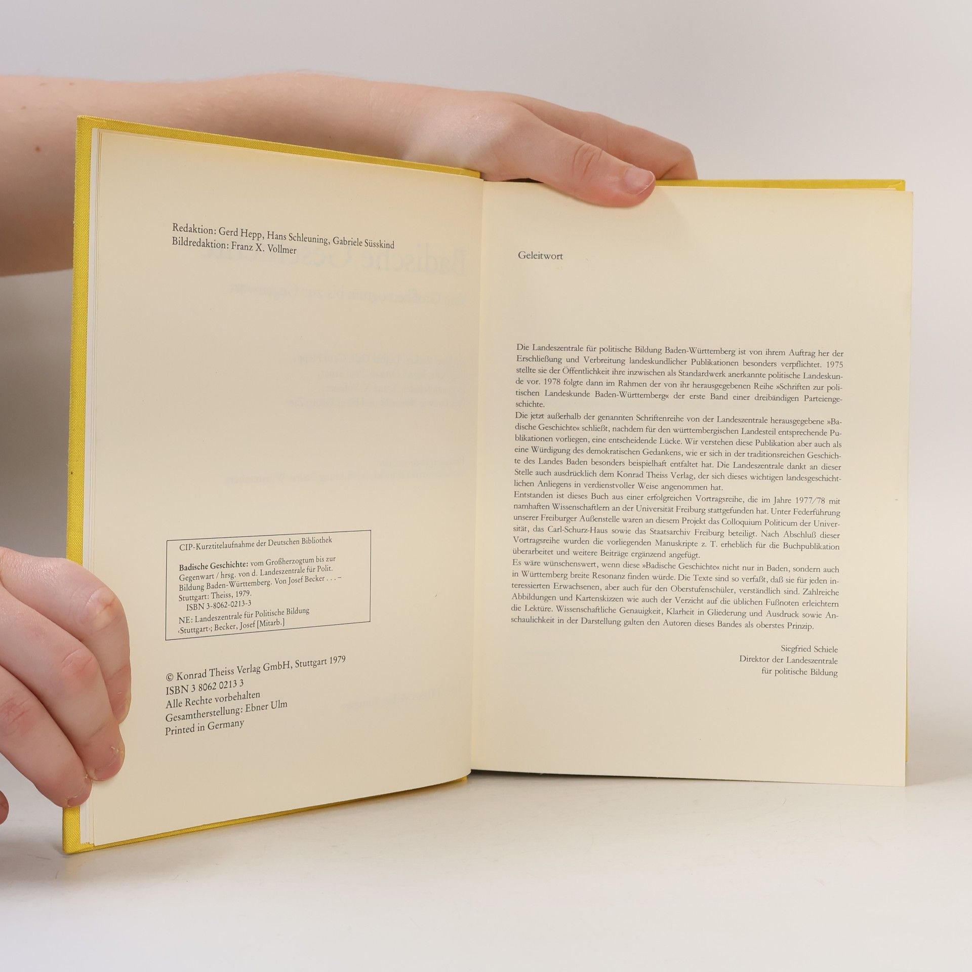 Josef Becker Badische Geschichte