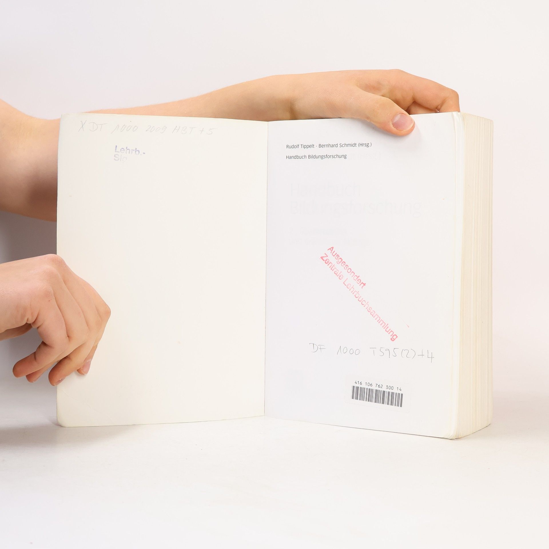 Rudolf Tippelt Handbuch Bildungsforschung