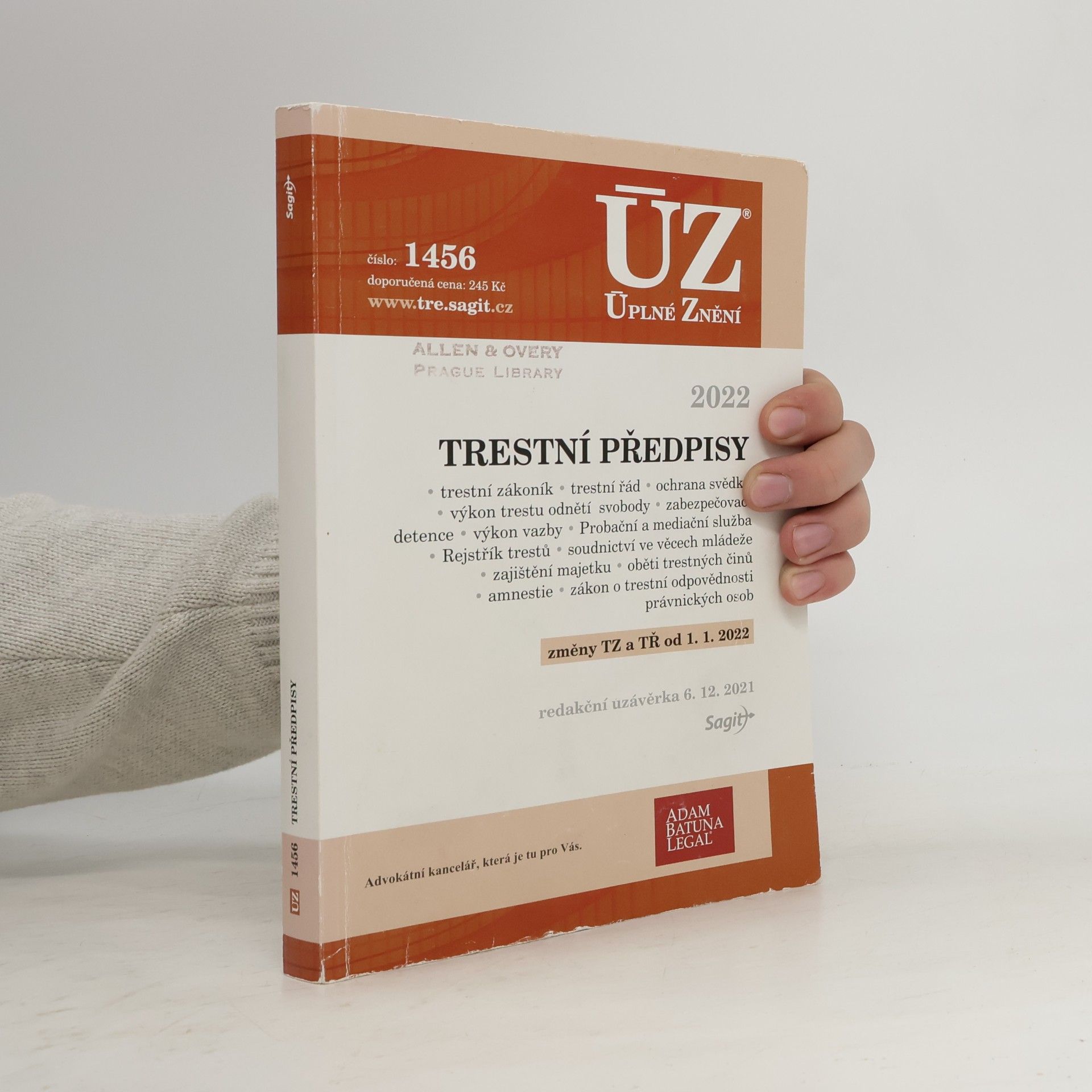 Autores varios Trestní předpisy