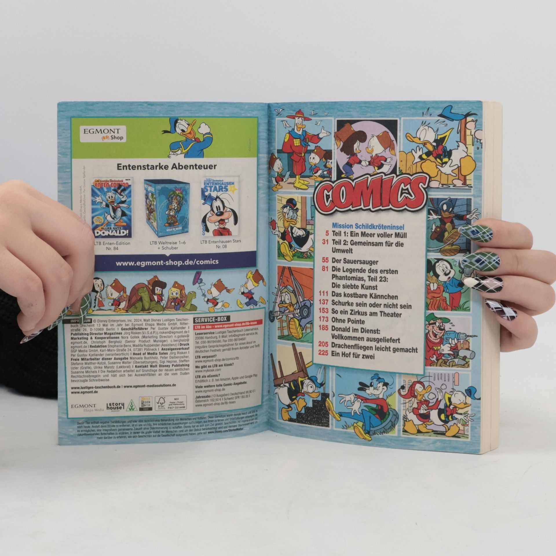 Walt Disney Lustiges Taschenbuch 584. Die Schildkröteninsel
