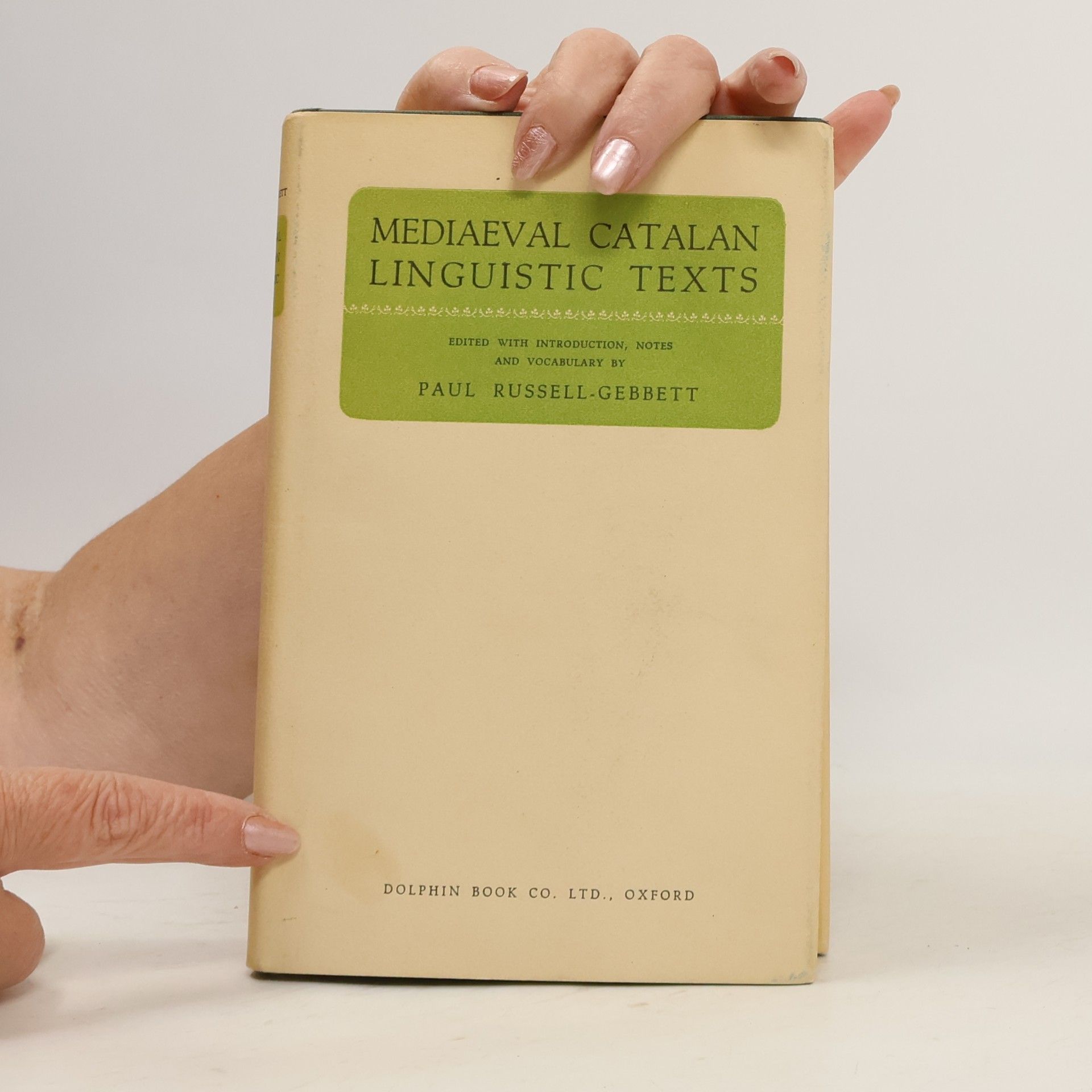 Kolektiv autorů Mediaeval Catalan linguistic texts