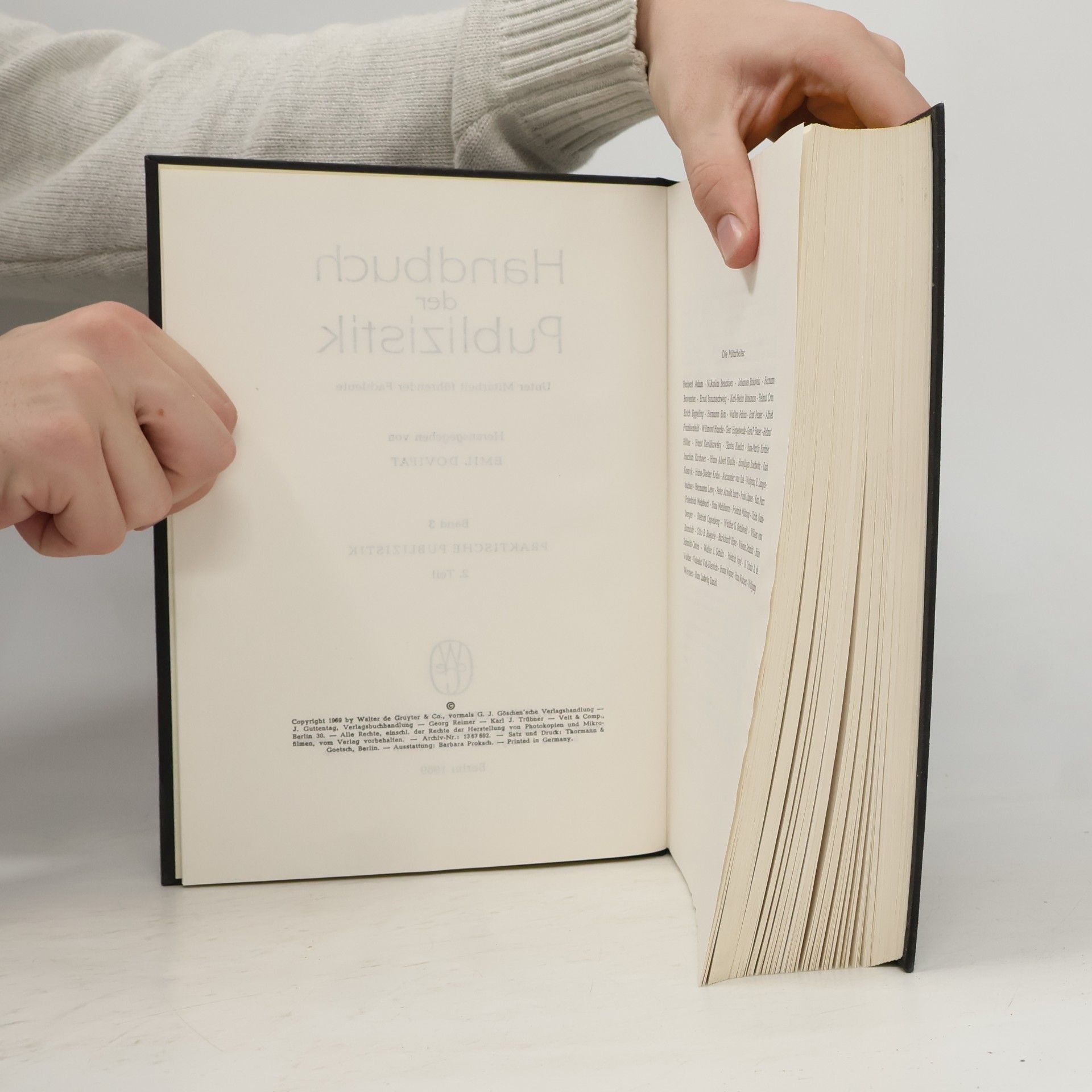 kolektiv Handbuch der Publizistik 3. Allgemeine Publizistik