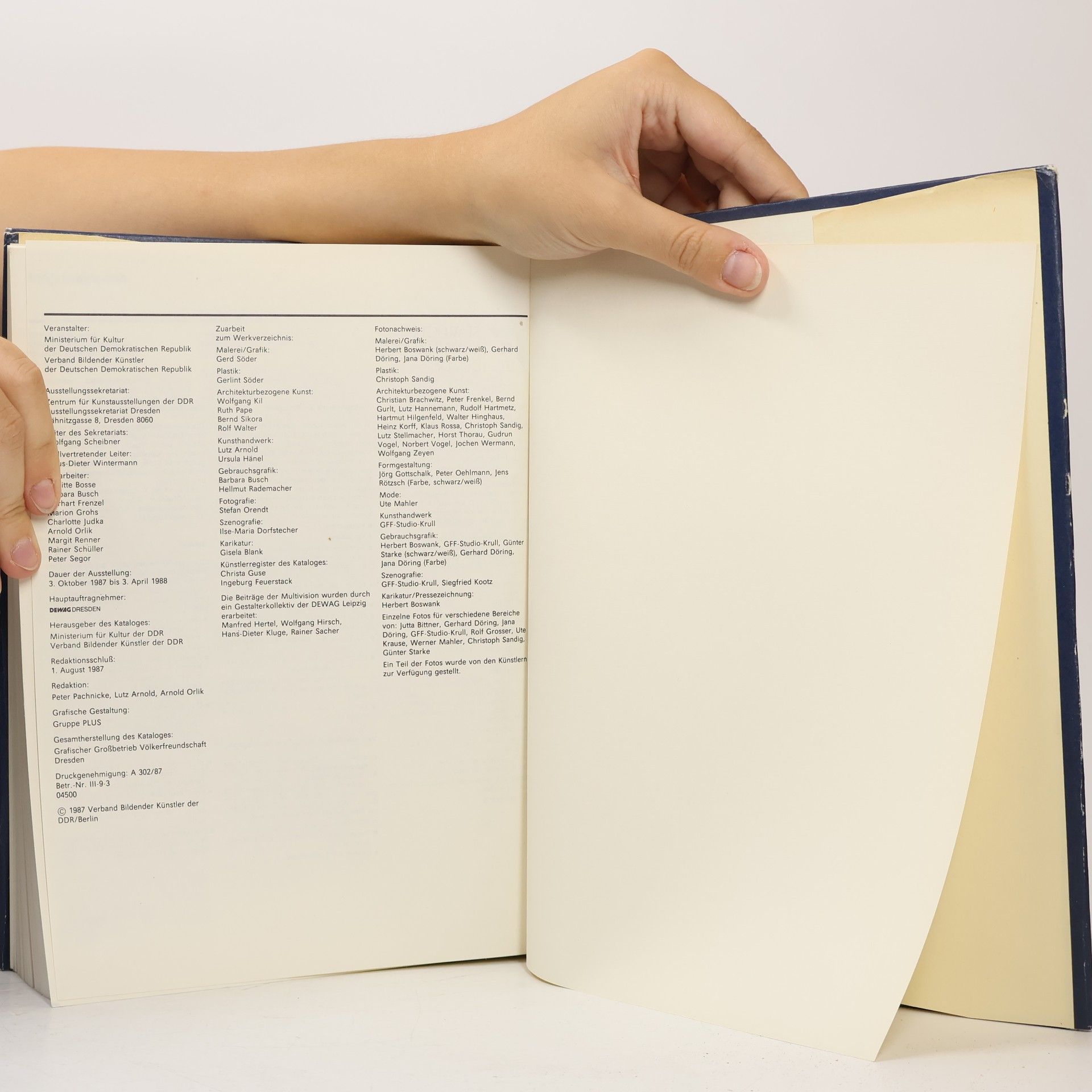 Autorenkollektiv X. Kunstausstellung der DDR: Dresden 1987/88