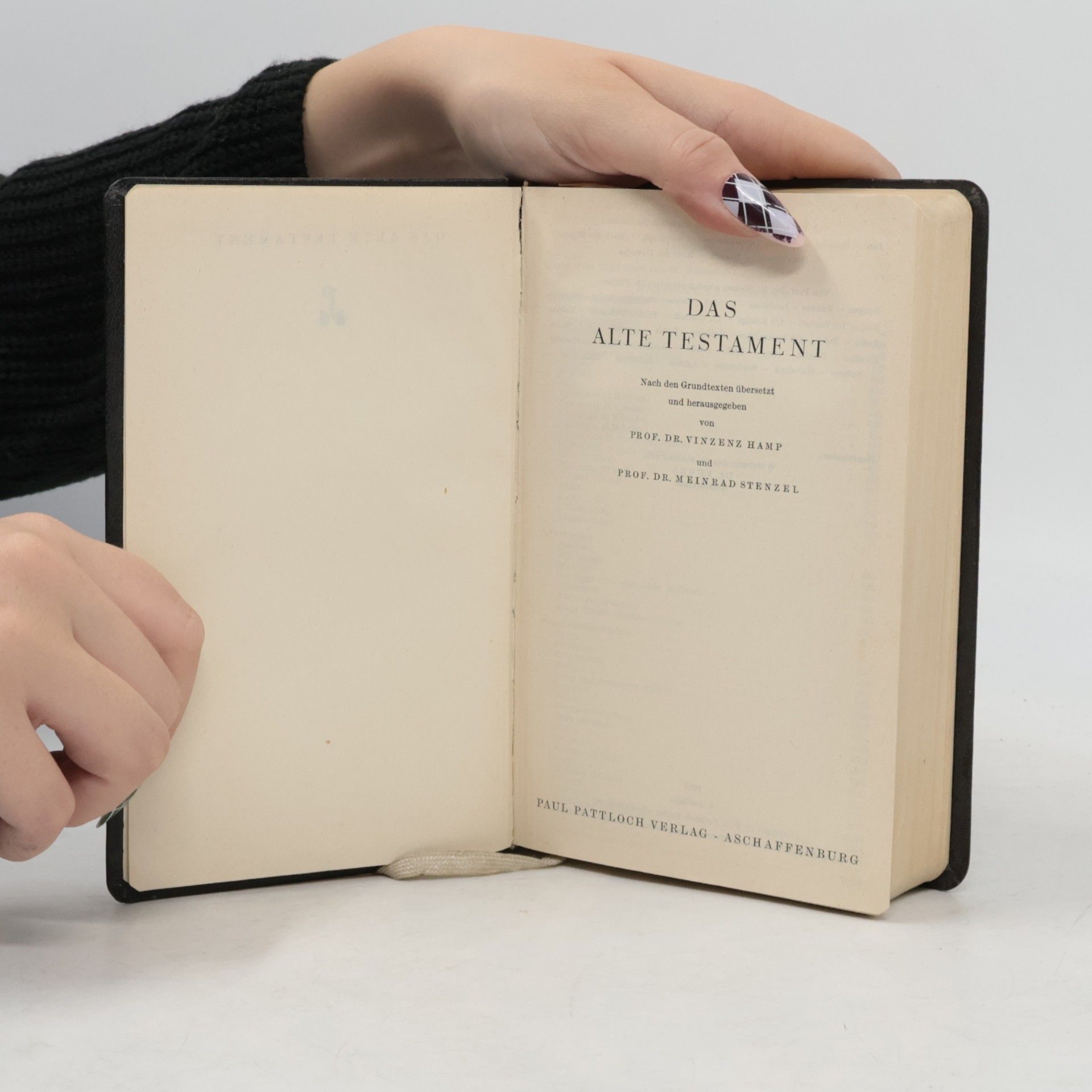 Vinzenz Hamp Das Alte Testament