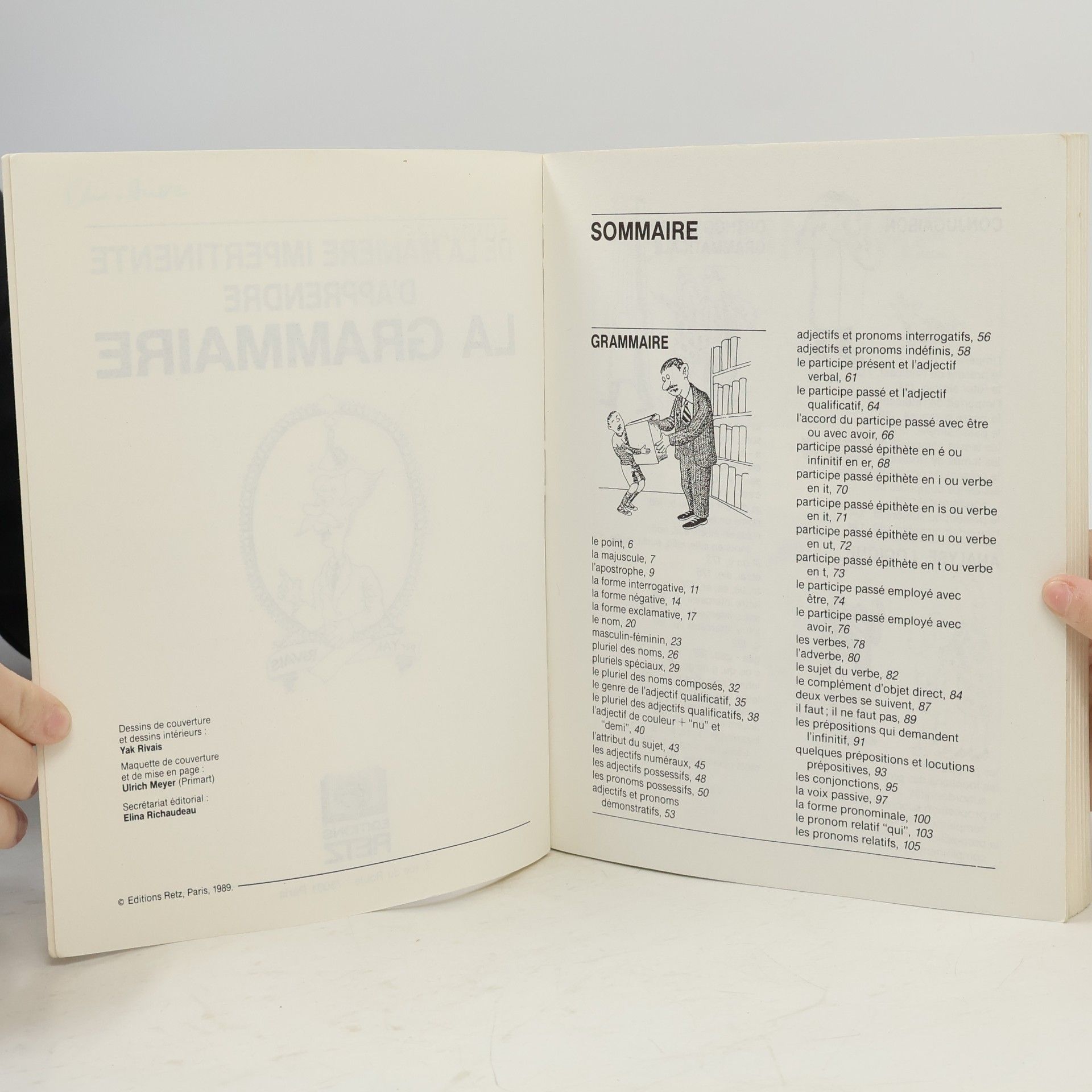Yak Rivais Grammaire impertinente, 9-15 ans