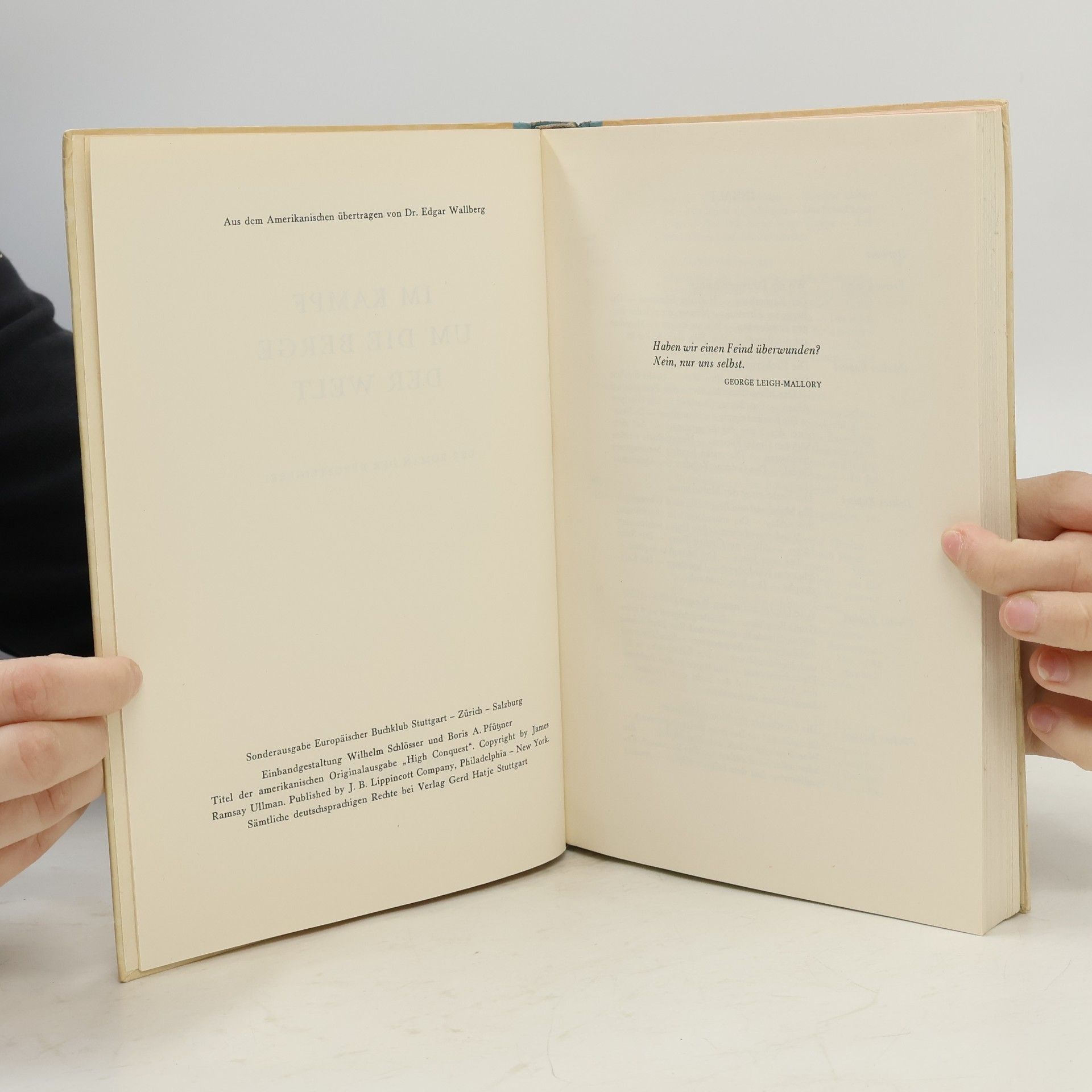 Various authors Im Kampf um die Berge der Welt