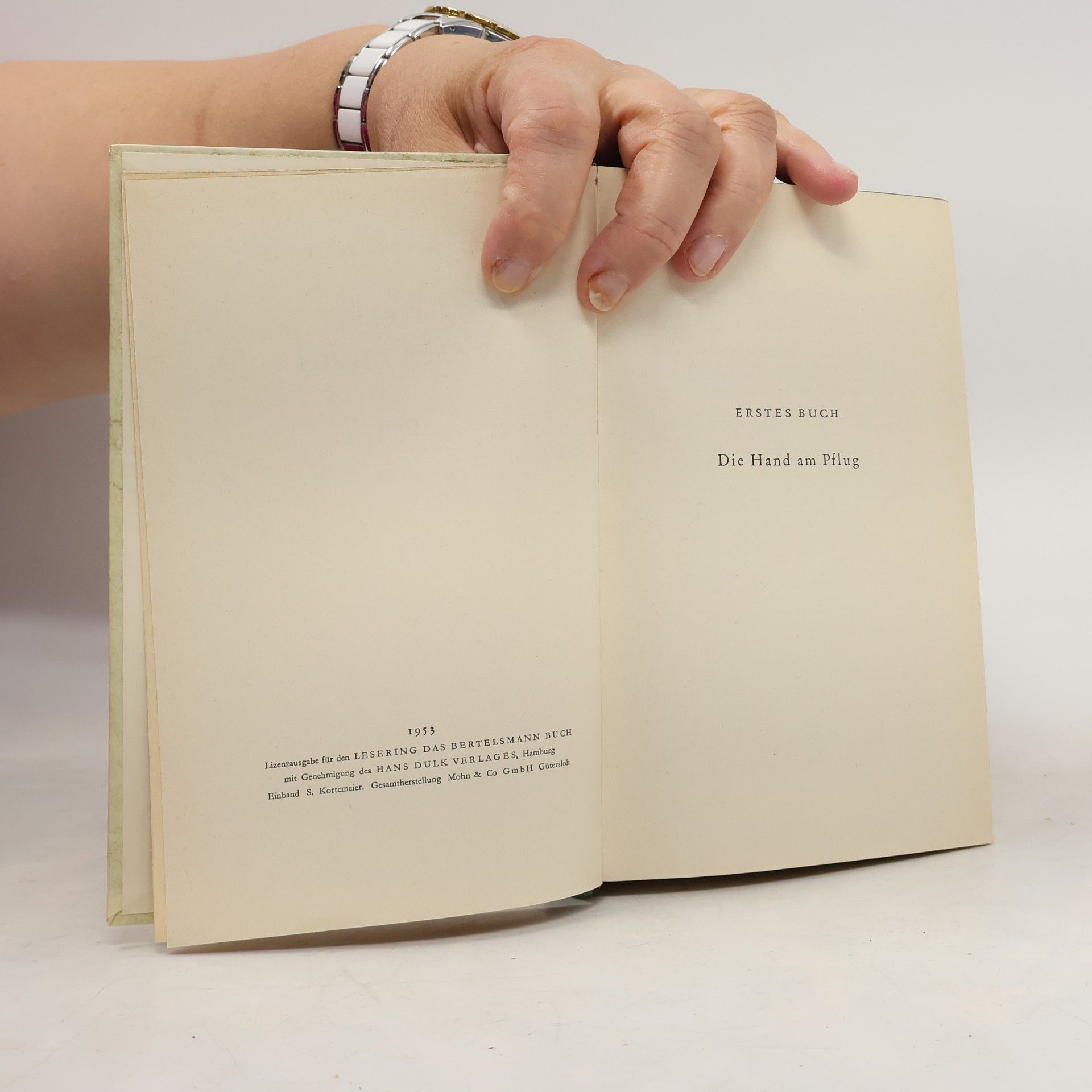 William von Simpson Die Barrings 1. Die Hand am Pflug