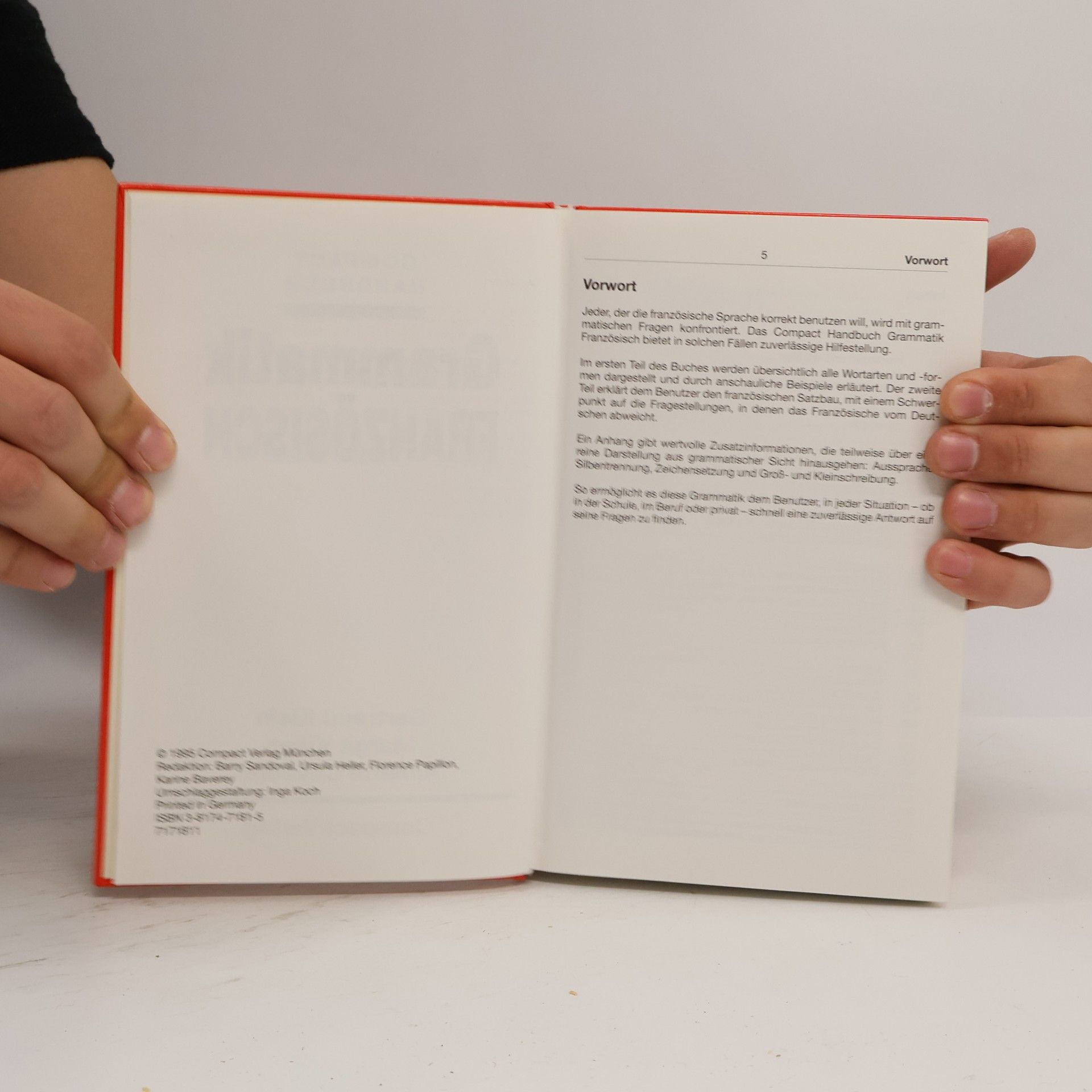 Kathrin Reinhardt Compact Hand- und Wörterbücher: Grammatik Französisch