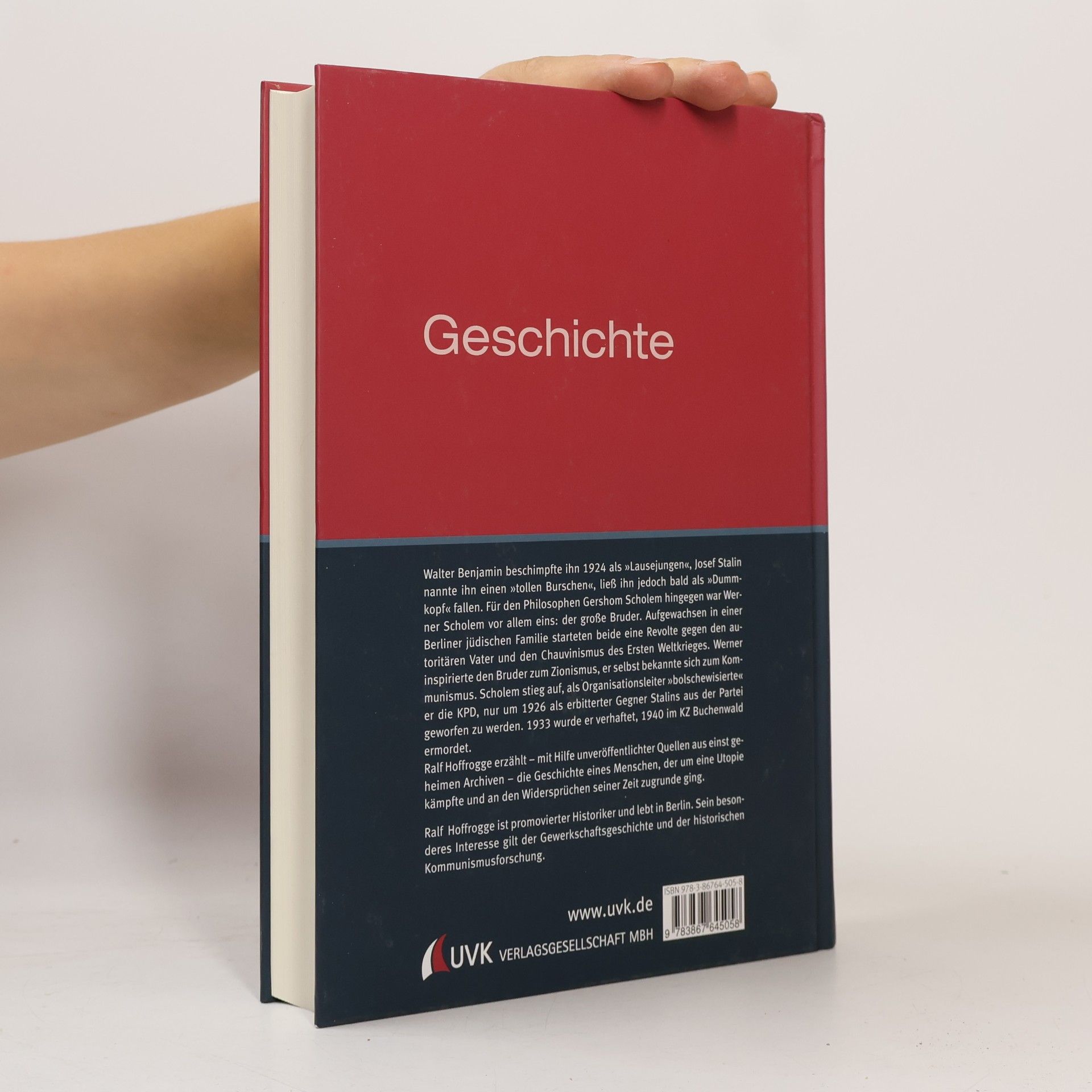 Ralf Hoffrogge Werner Scholem