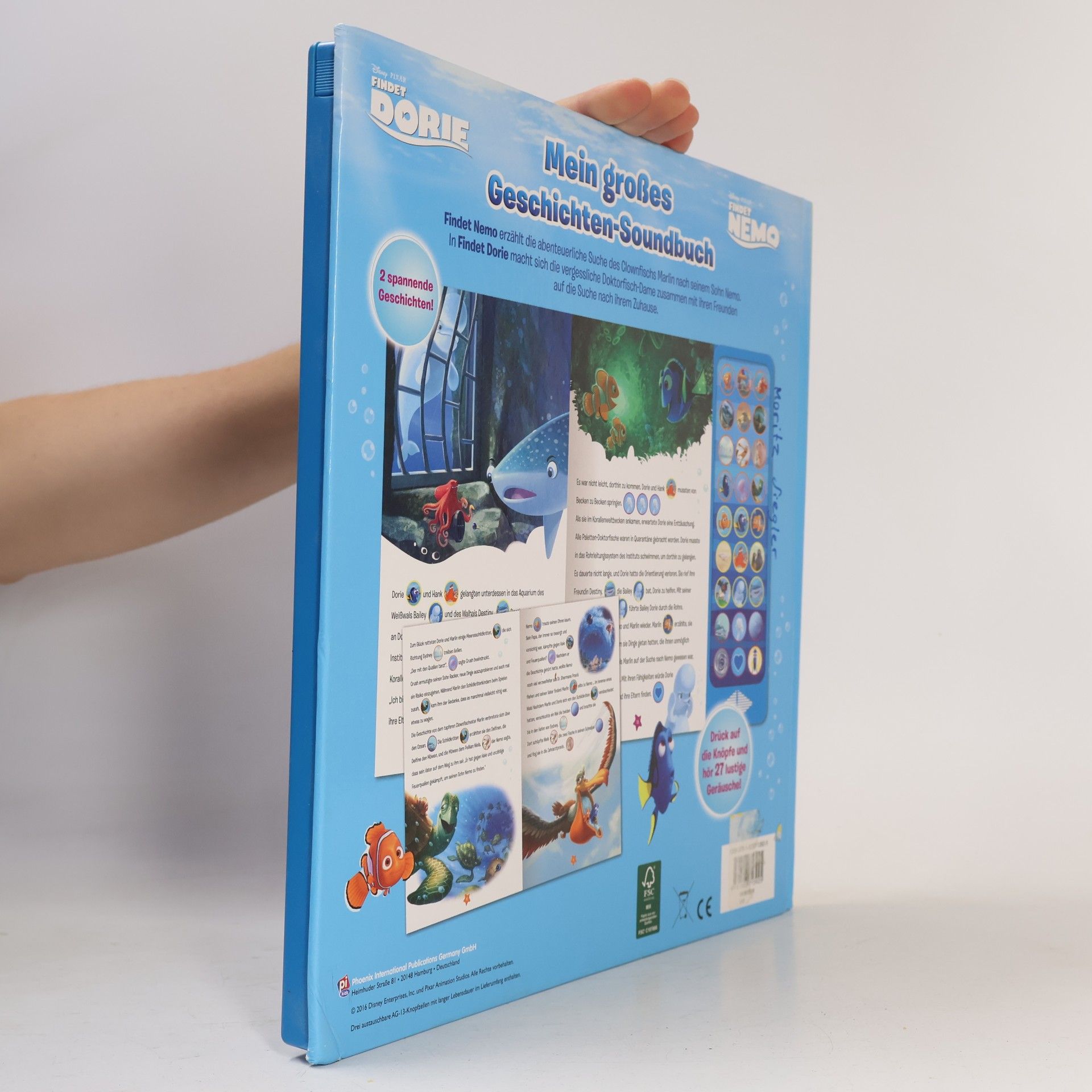 Disney Findet Nemo, Findet Dorie, Mein großes Geschichten-Soundbuch