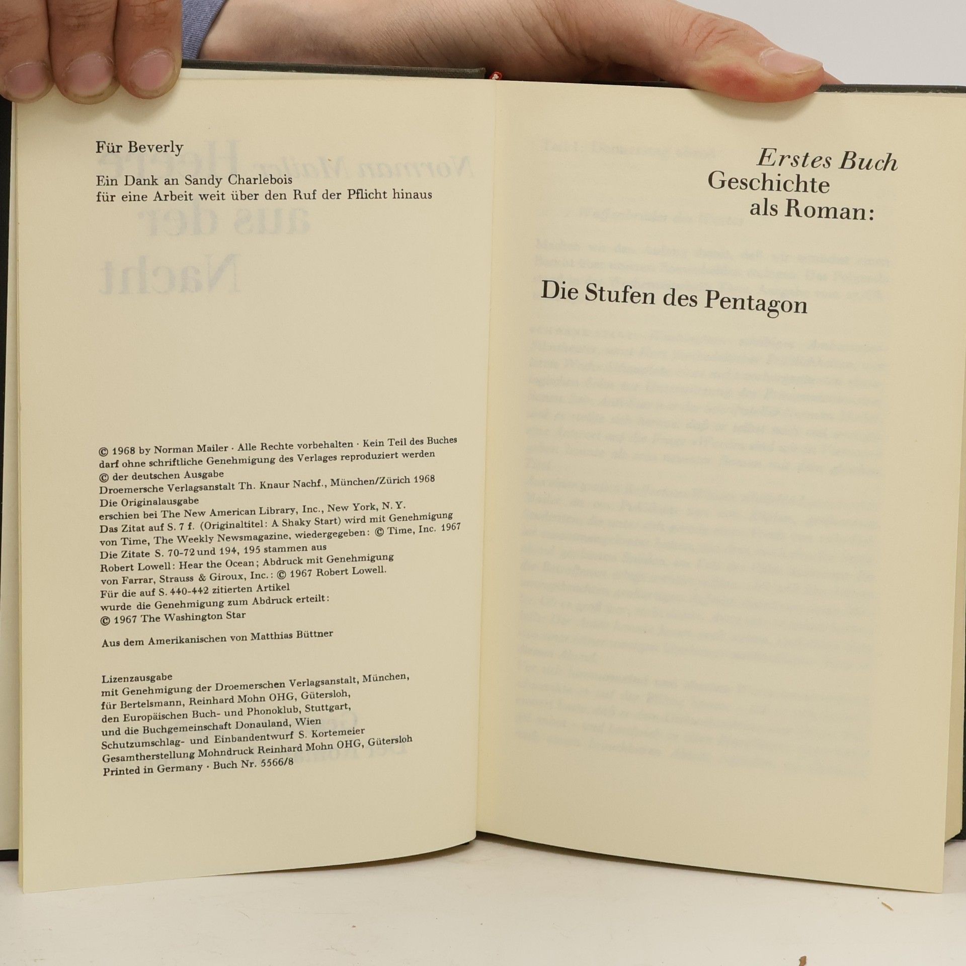Norman Mailer Heere: Geschichte als Roman: Die Stufen des Pentagon